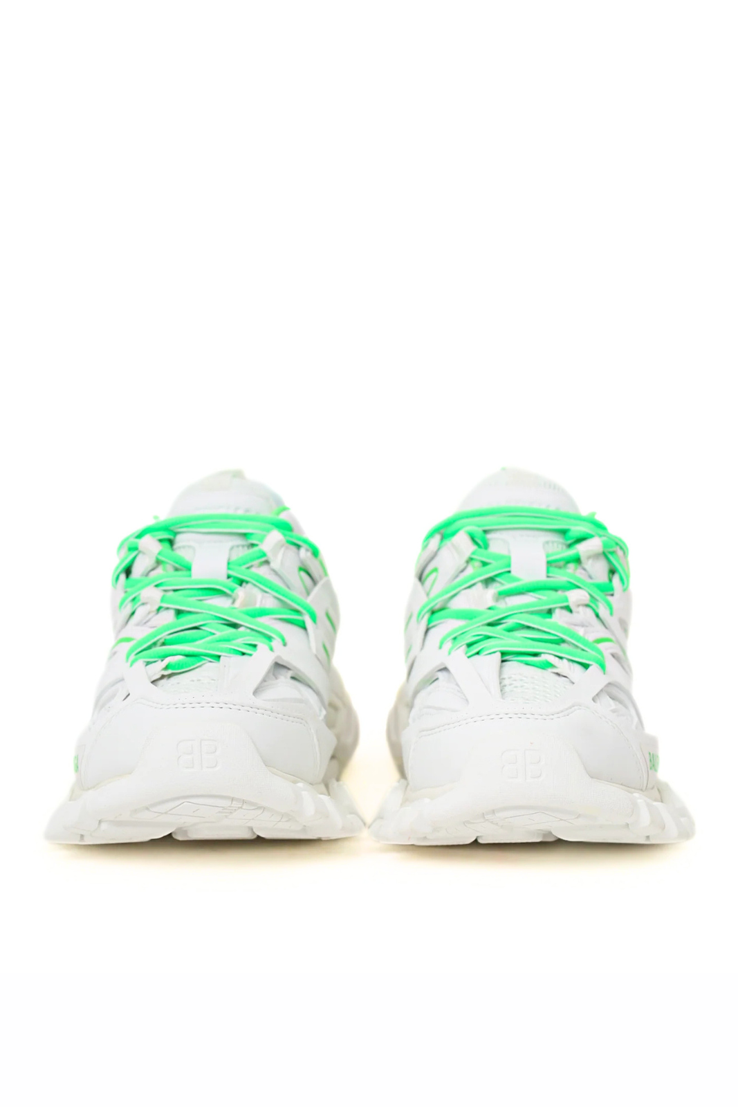 Balenciaga White Green Mesh Track Sneaker