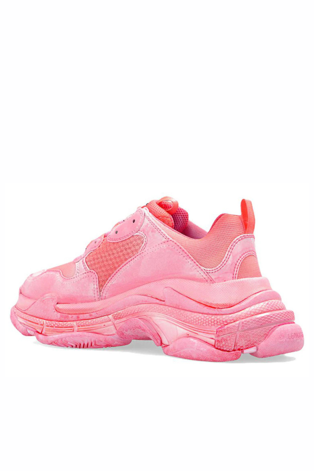 Balenciaga Triple S Faded Sneaker Dark Pink