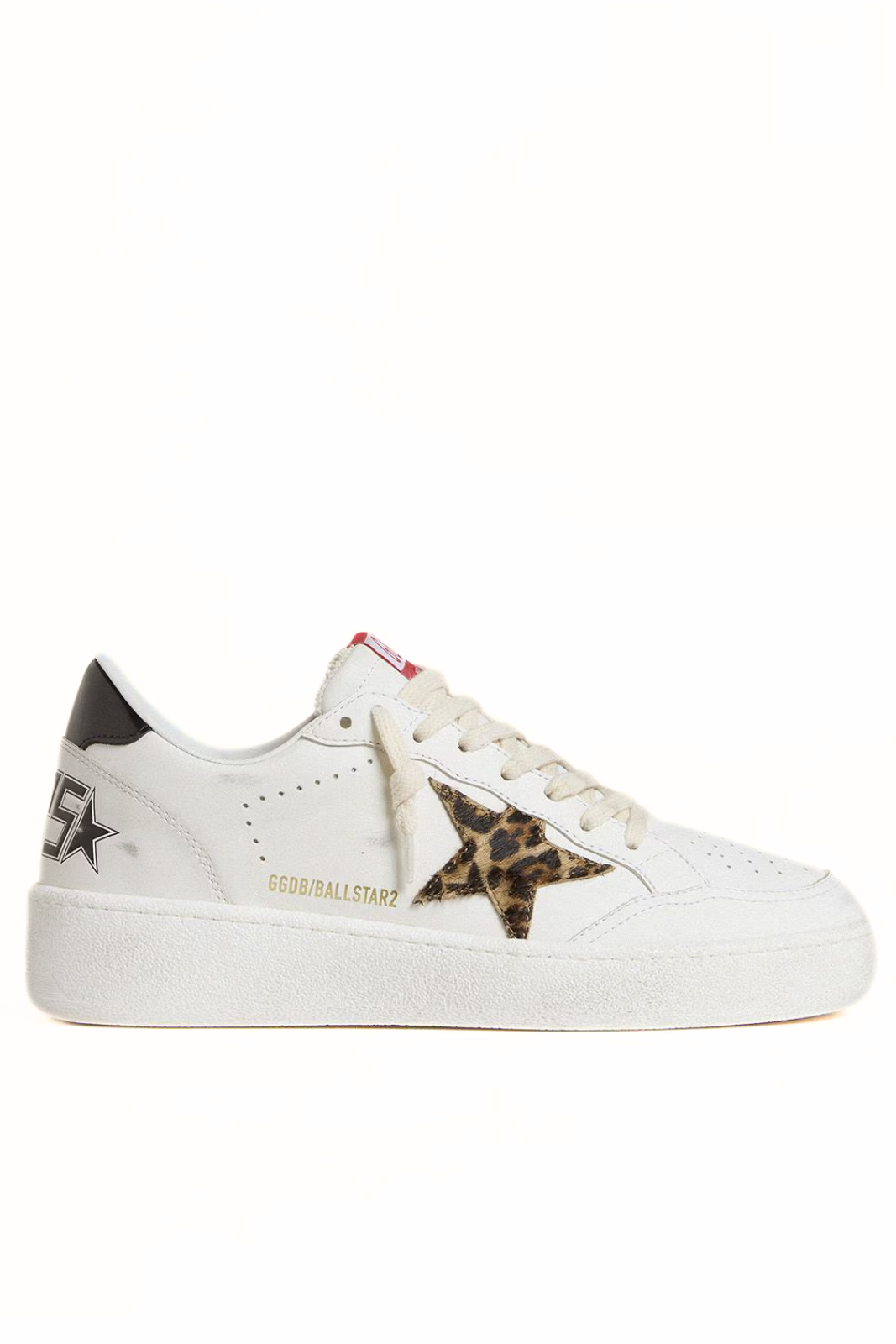 Мъжки кецове Golden Goose Super-Star с велурена звезда и синя лента за ток