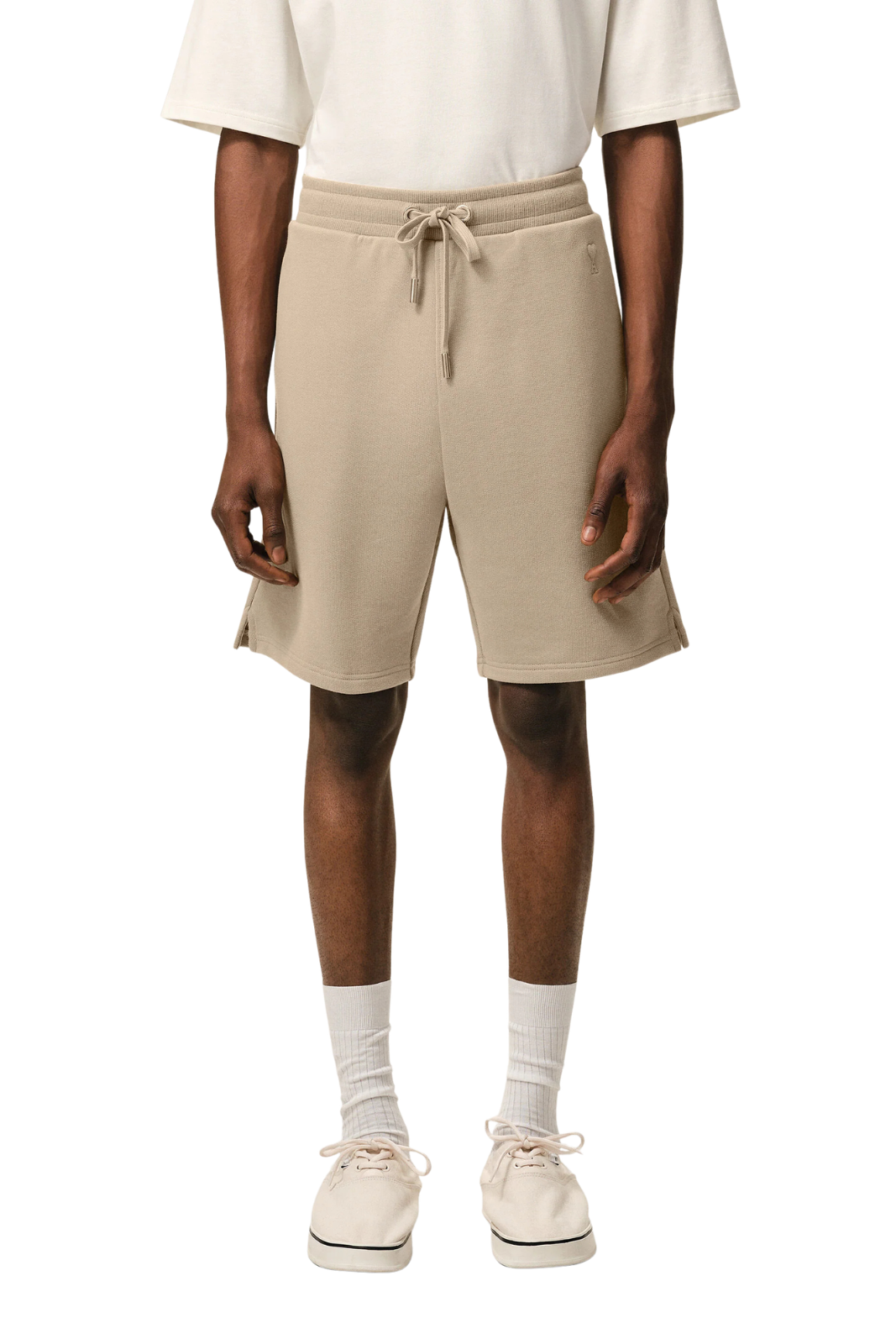 Черен къс къс ръкав от сапър Ami Paris