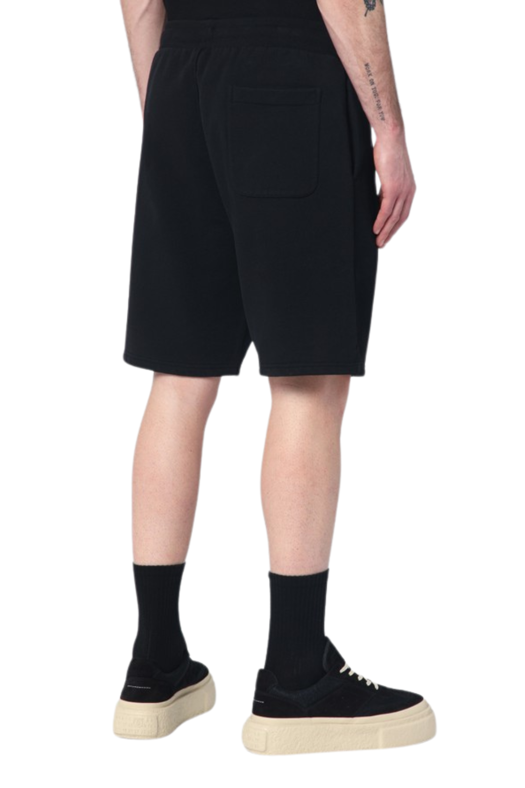 Ami Paris Black Ami de Coeur Shorts black