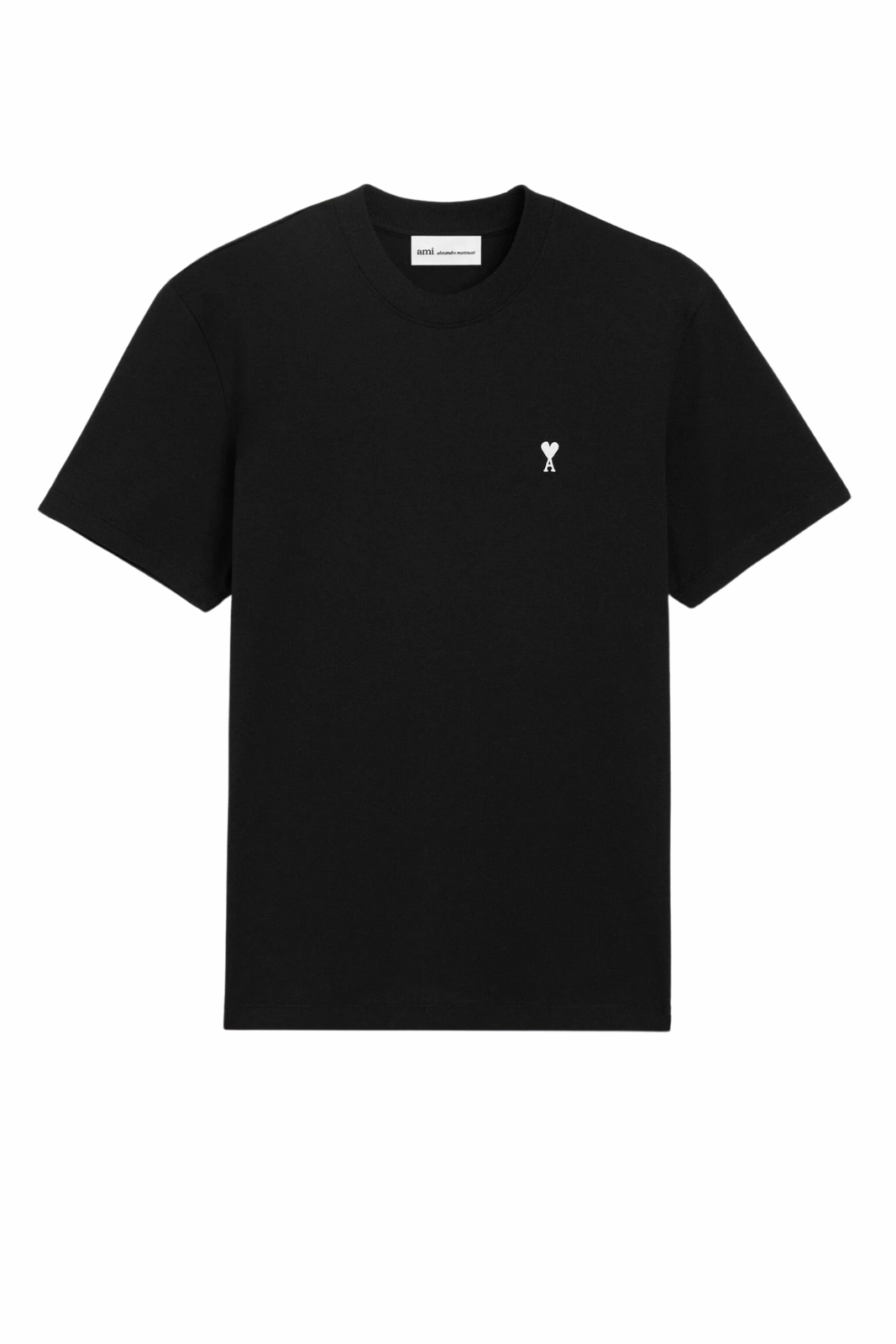 Черна унисекс тениска Ami Paris De Coeur