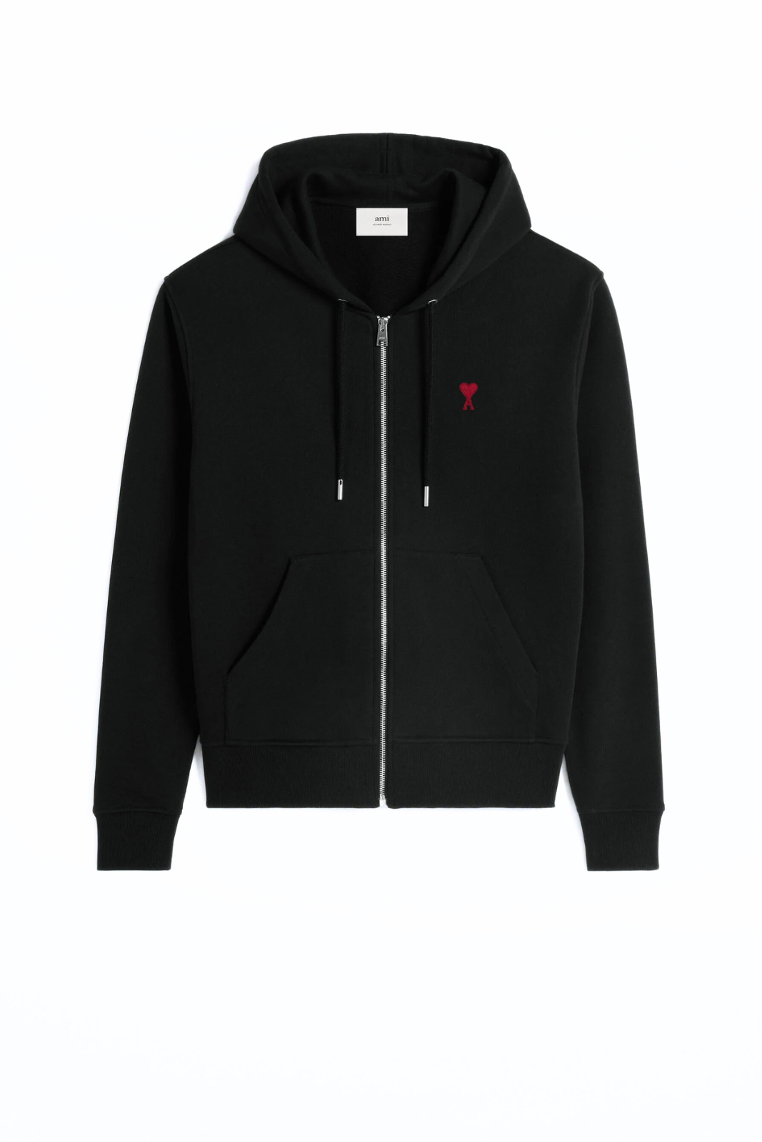 Суичър Ami Paris Ami De Coeur, черно, червено сърце