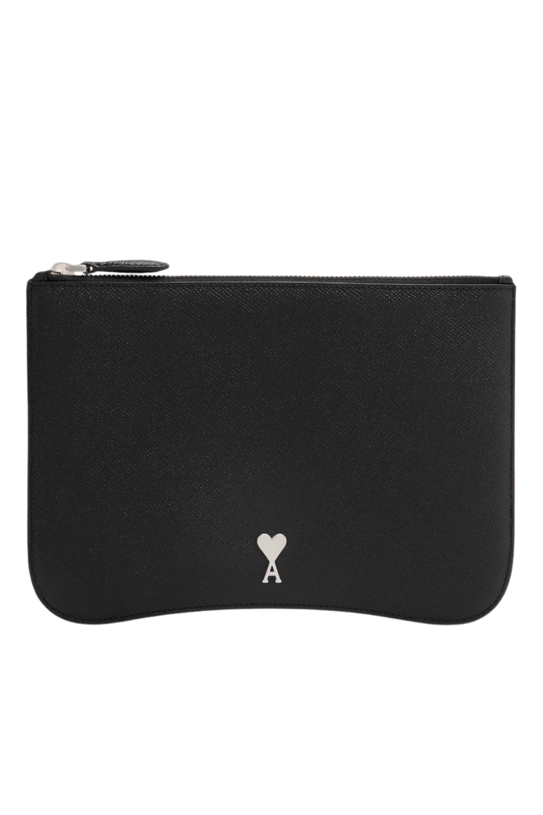 Ami Paris Black Leather Paris Paris Pouch Wmns