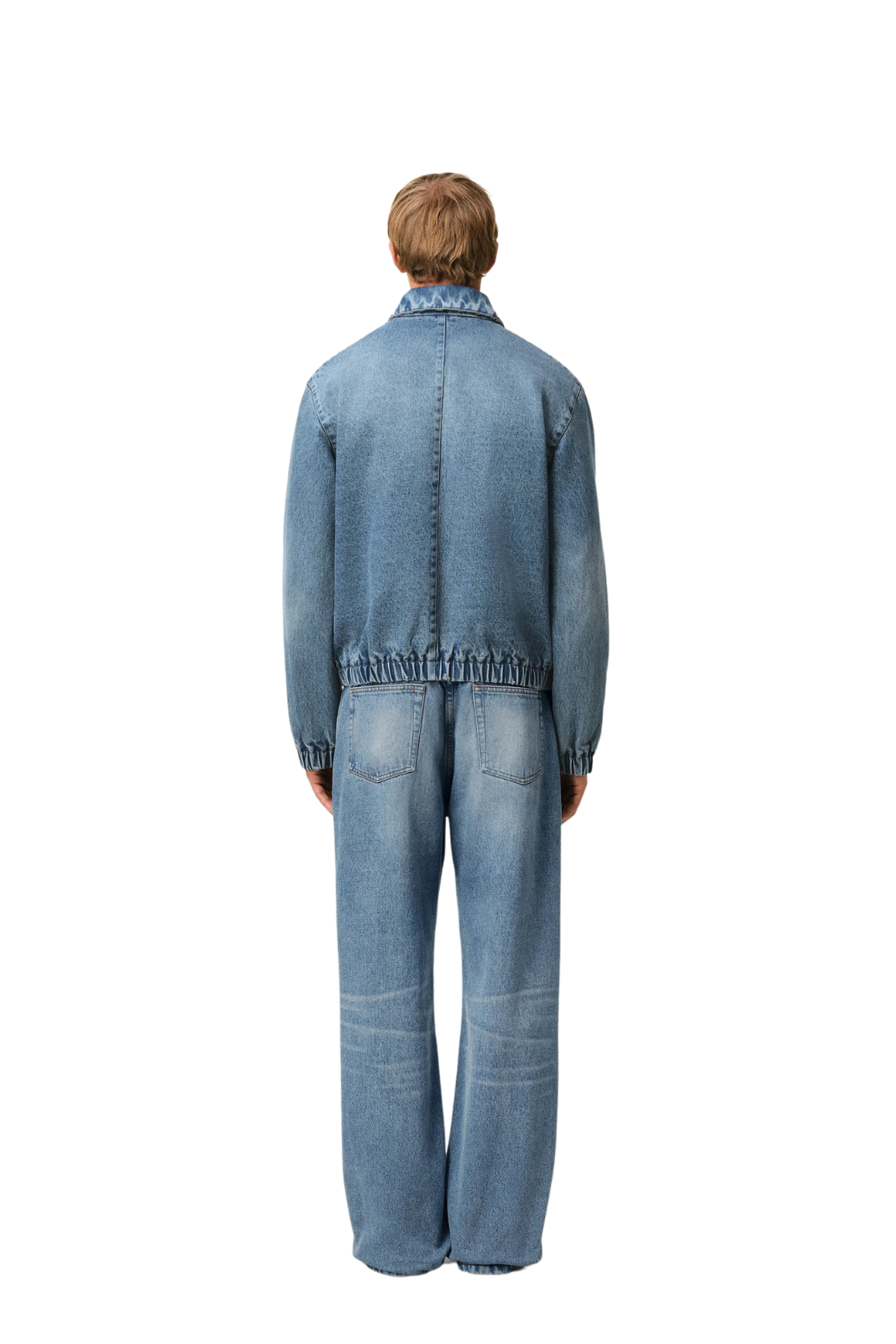 Ami Paris Blue Cotton Ami de Coeur Zipped Jacket