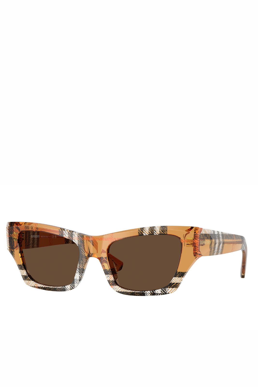 Burberry Acetate Square Cat Eye Sunglasses