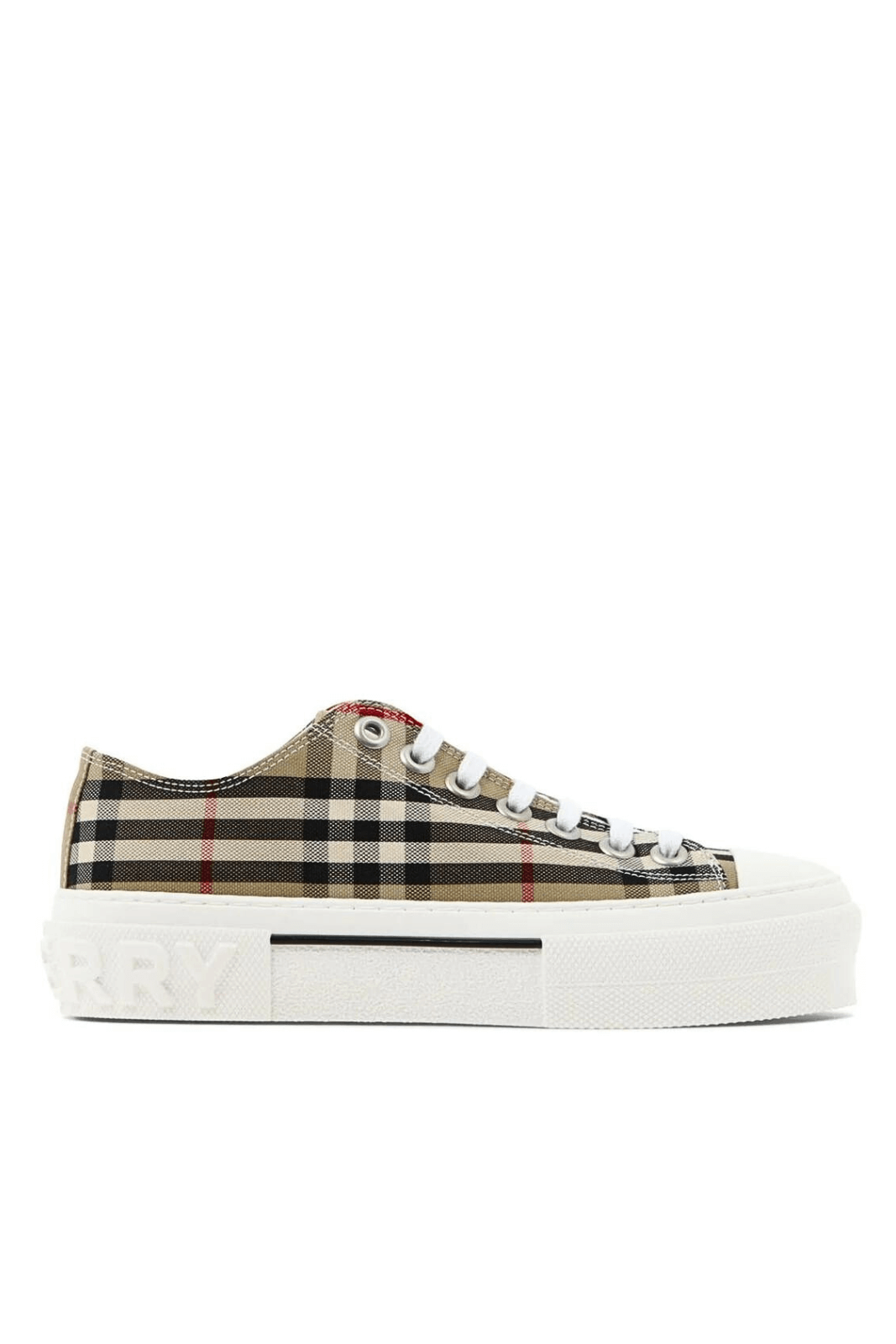 Карирани маратонки с връзки Burberry