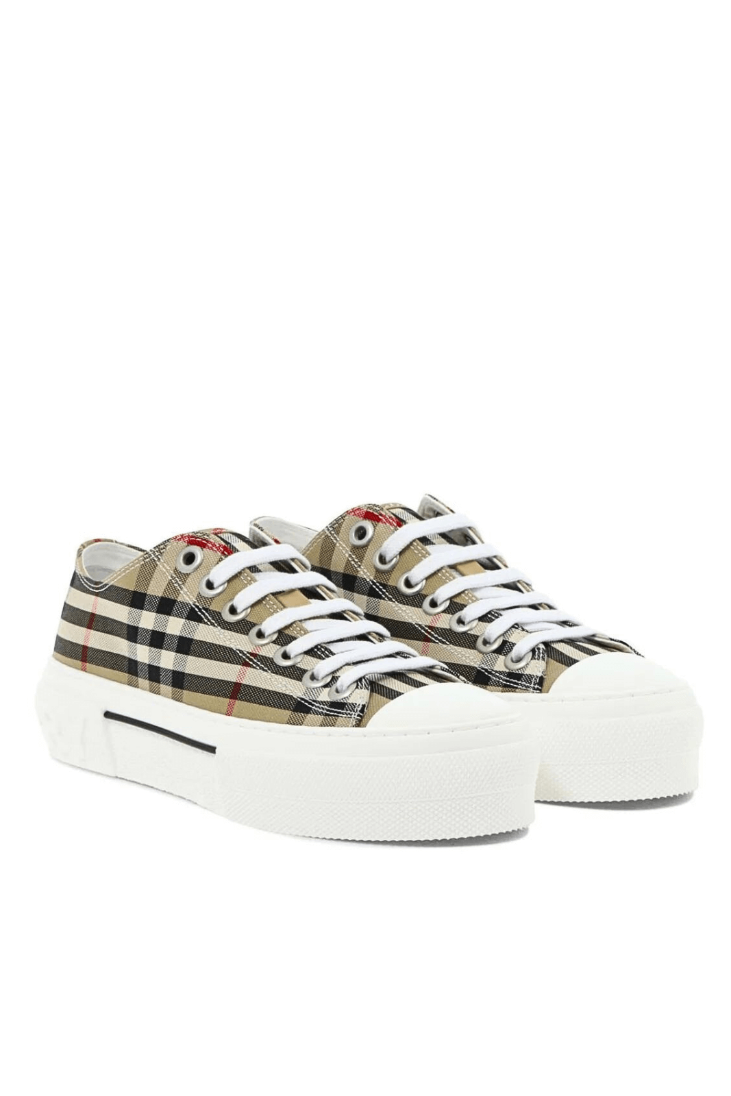 Карирани маратонки с връзки Burberry