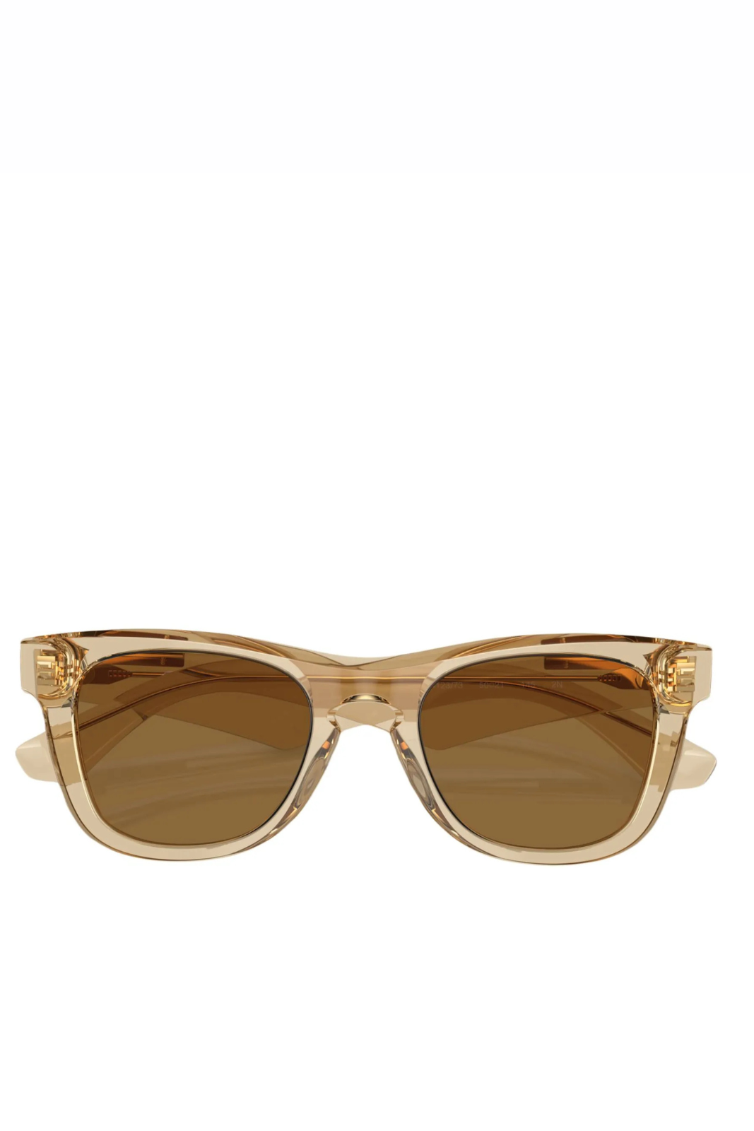Burberry Eyewear transparent-design square-frame beige sunglasses