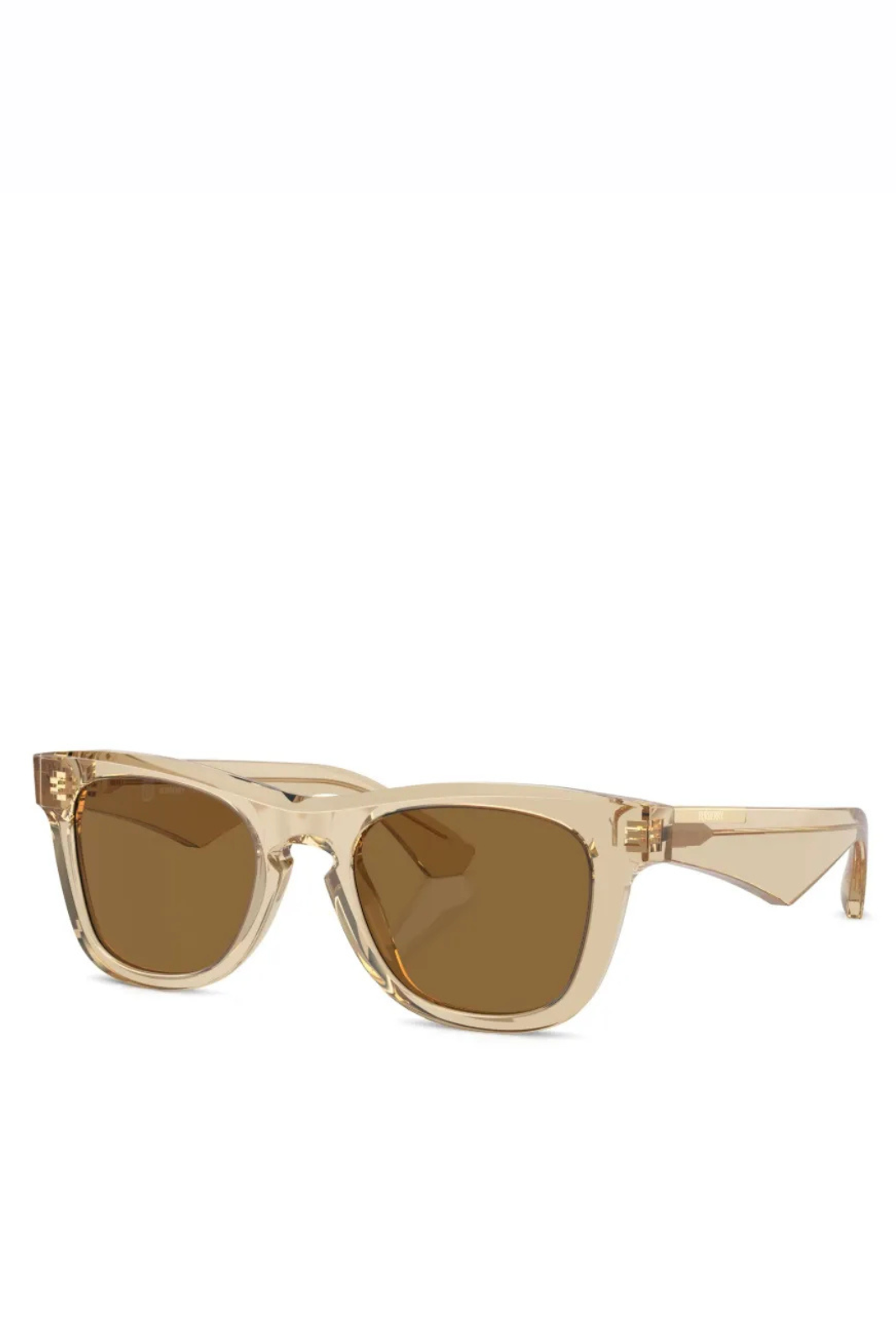 Burberry Eyewear transparent-design square-frame beige sunglasses