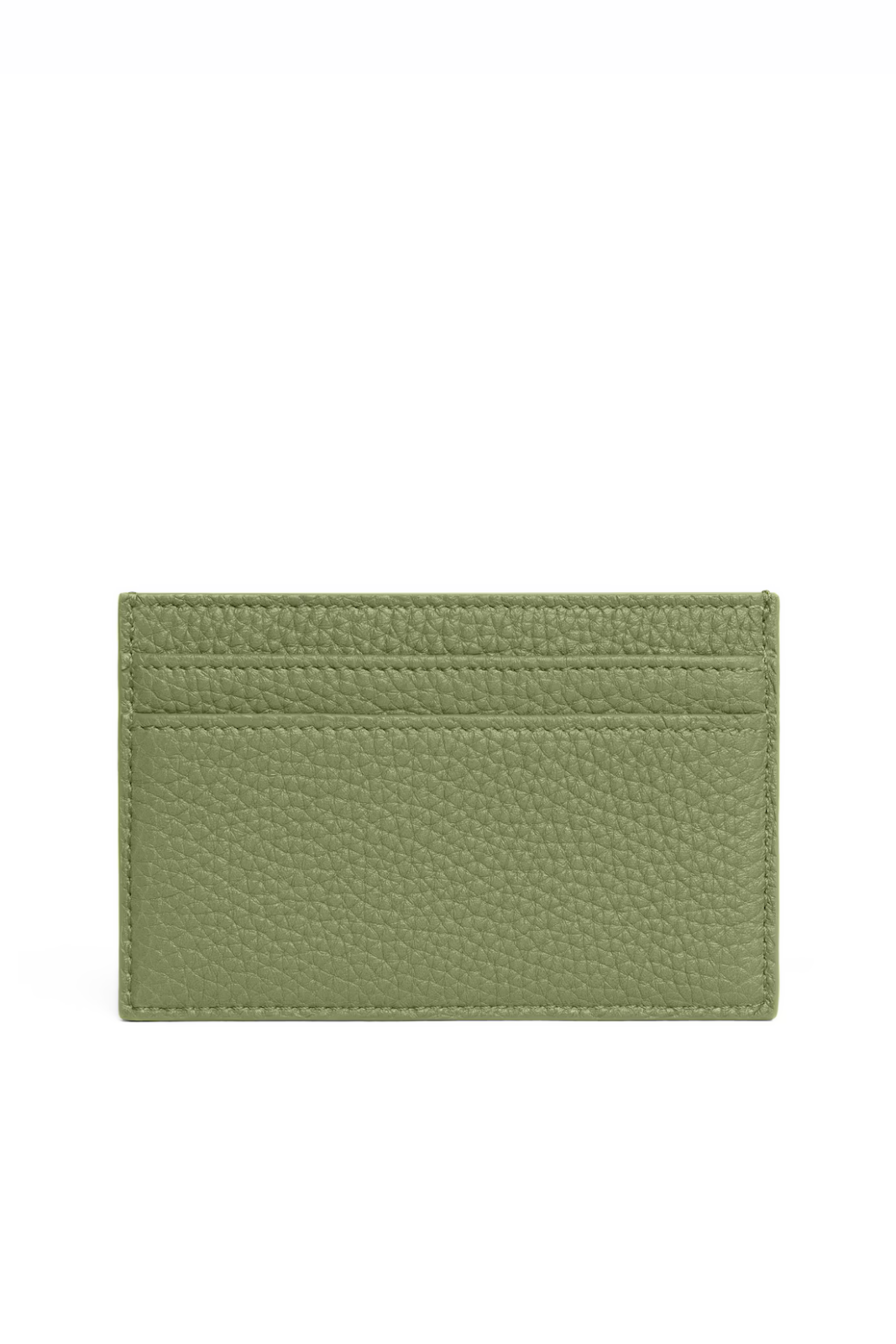 Celine Card Holder in Grained Calfskin Khaki