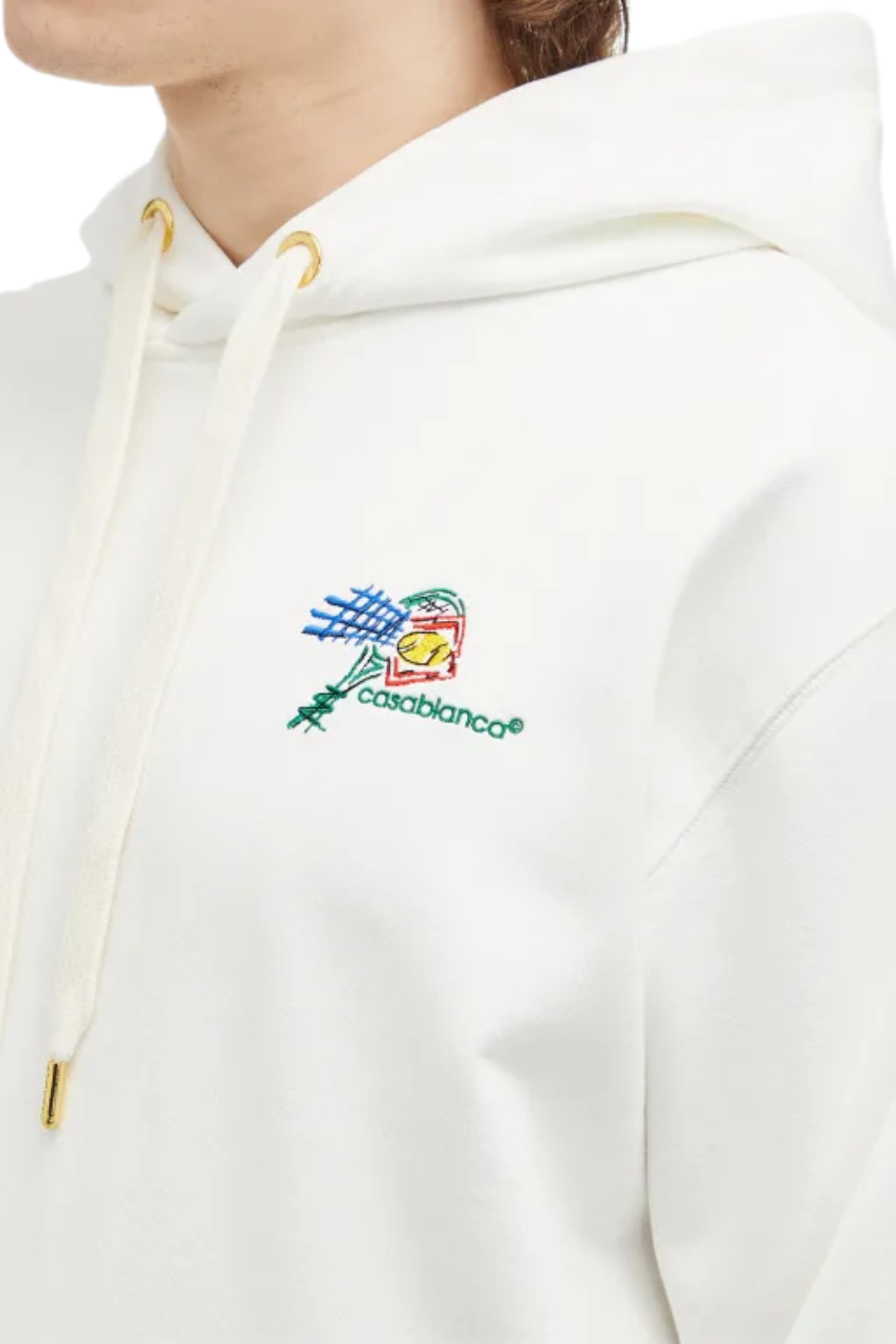Casablanca Croquis de Tennis Embroidered Hoodie for men