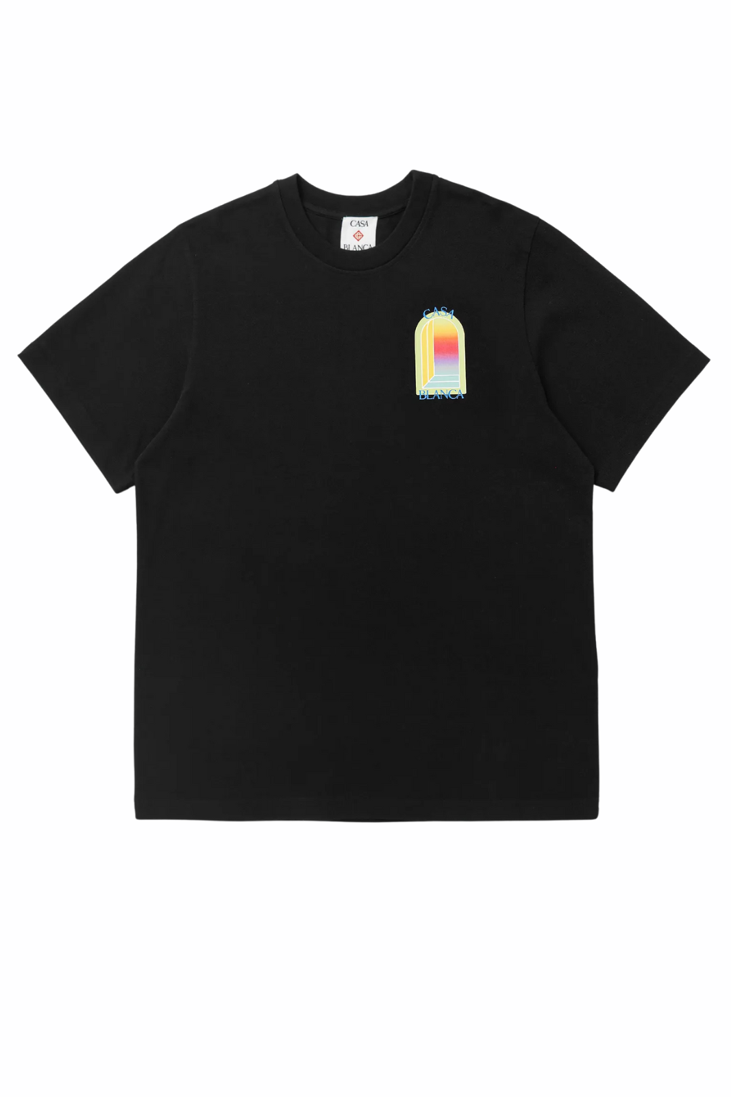 Мъжка тениска с щампа Casablanca, бяла