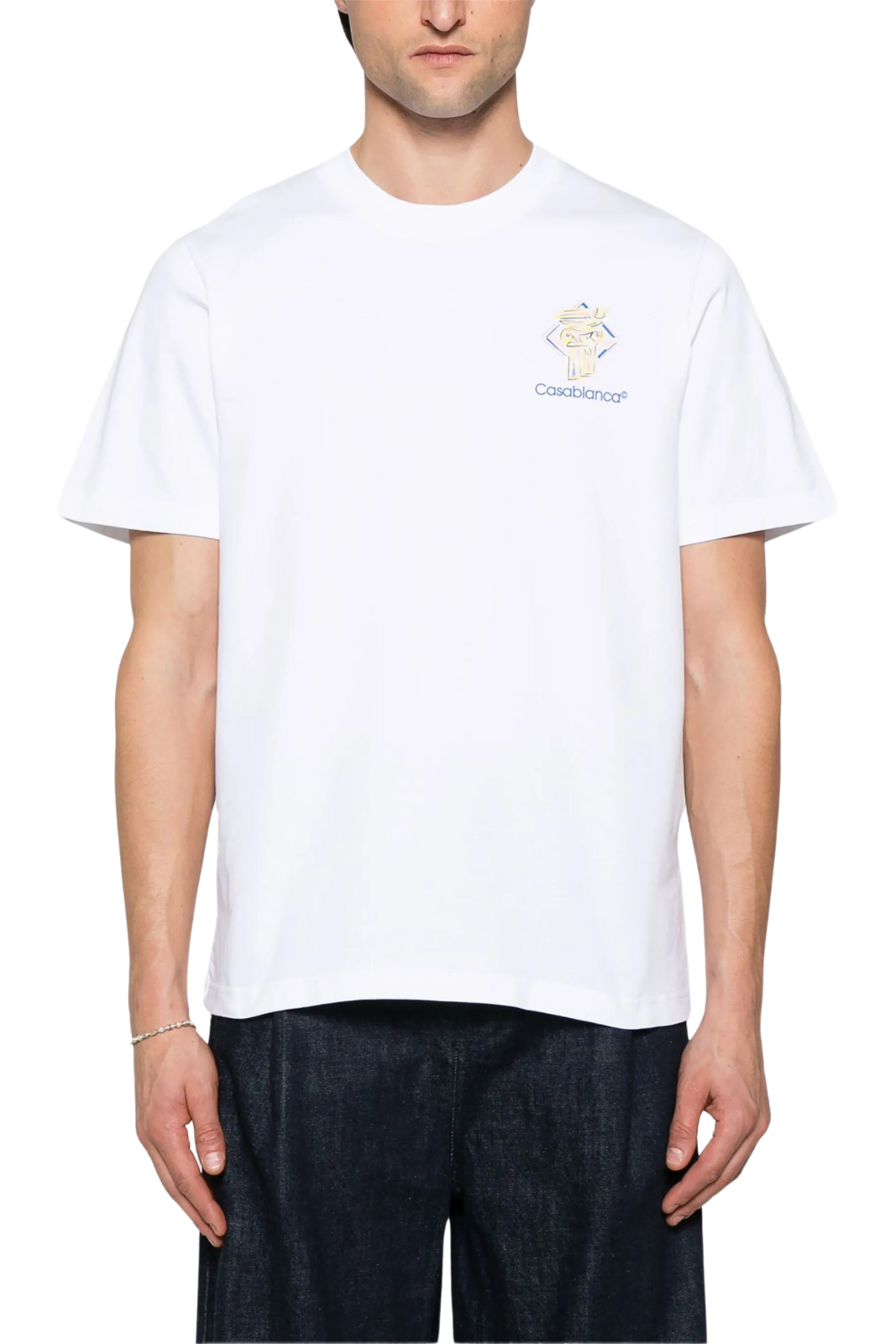 Casablanca printed Man T-shirt White