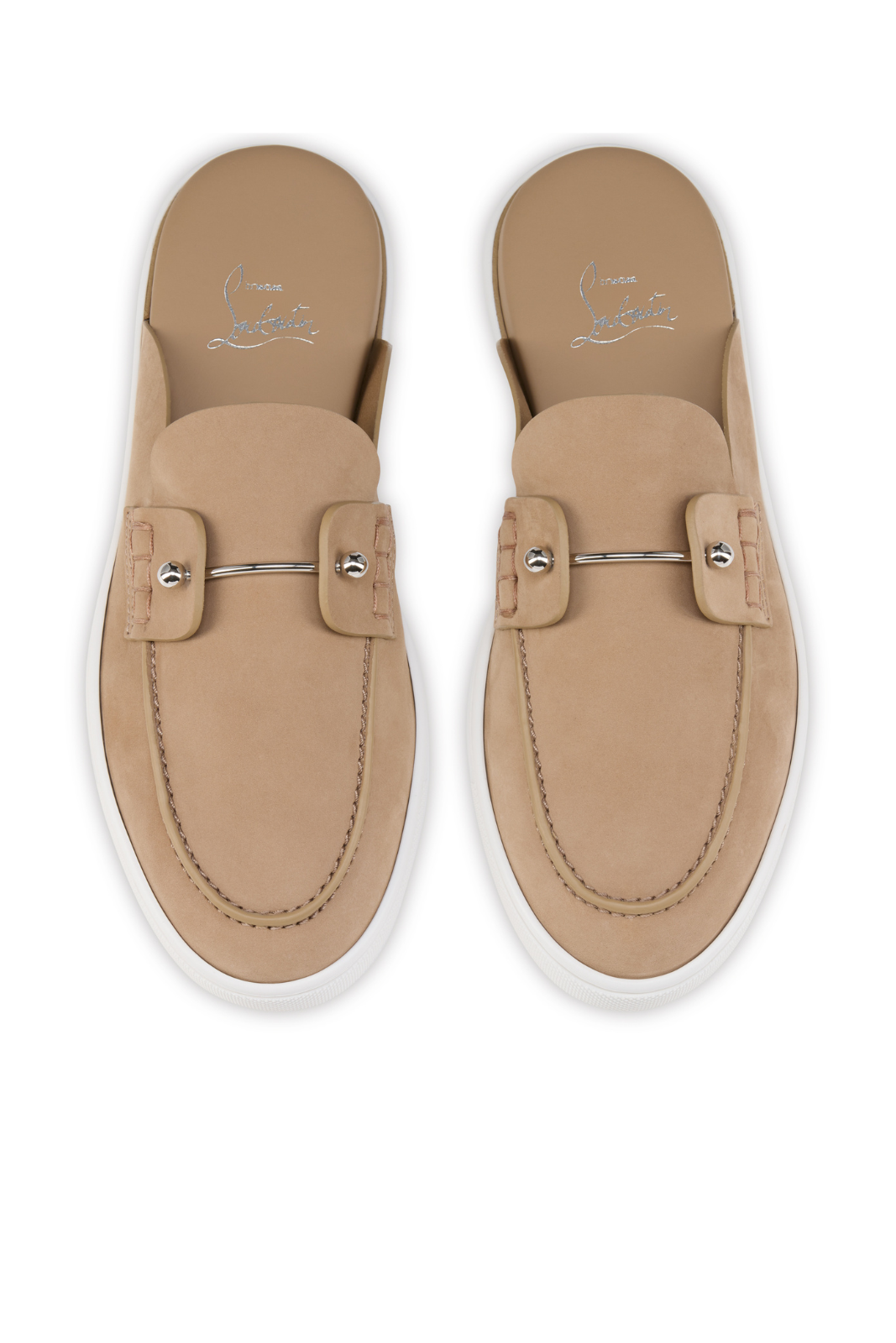 Christian Louboutin Chanme Donna Boat Shoes Reversed calf leather Lionne Women