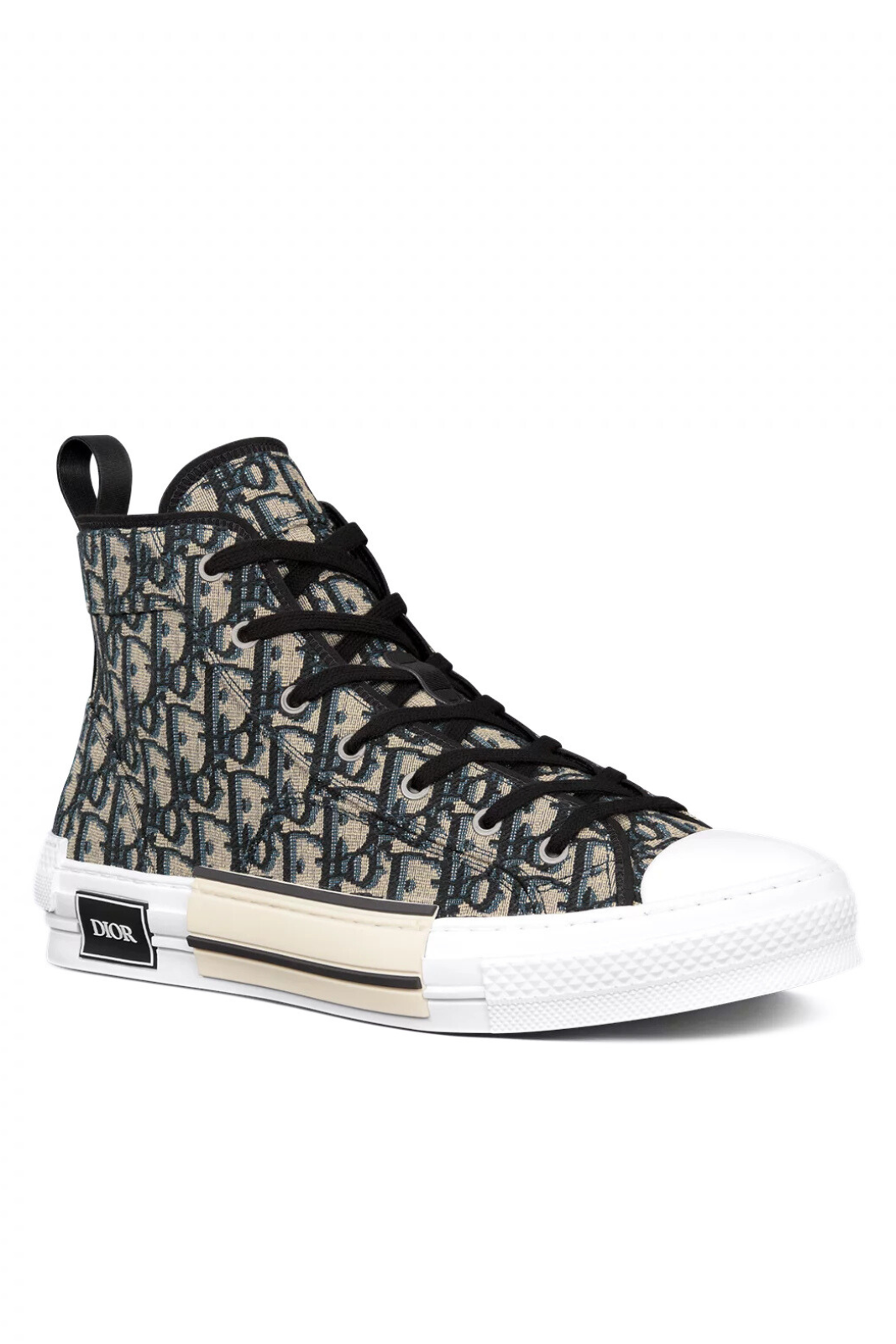 Christian Dior B23 League High-Top Sneaker Beige and Black