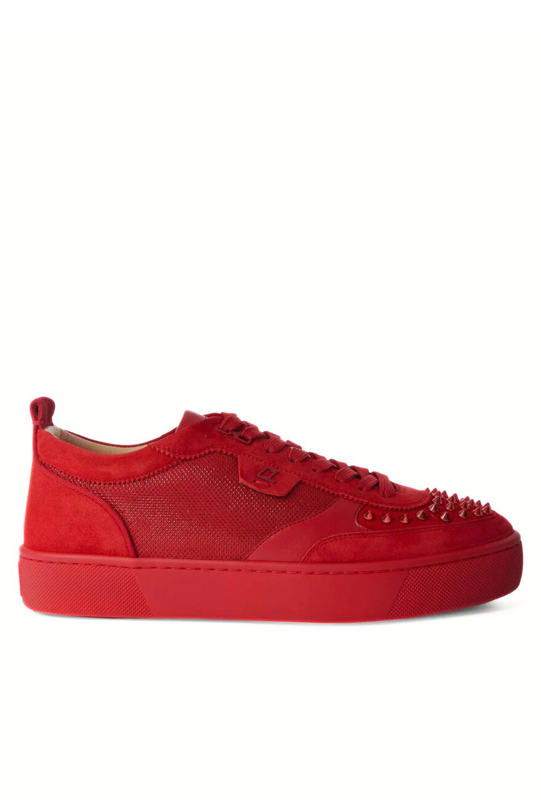 Christian Louboutin Astroloubi Mid маратонки бяло-червено