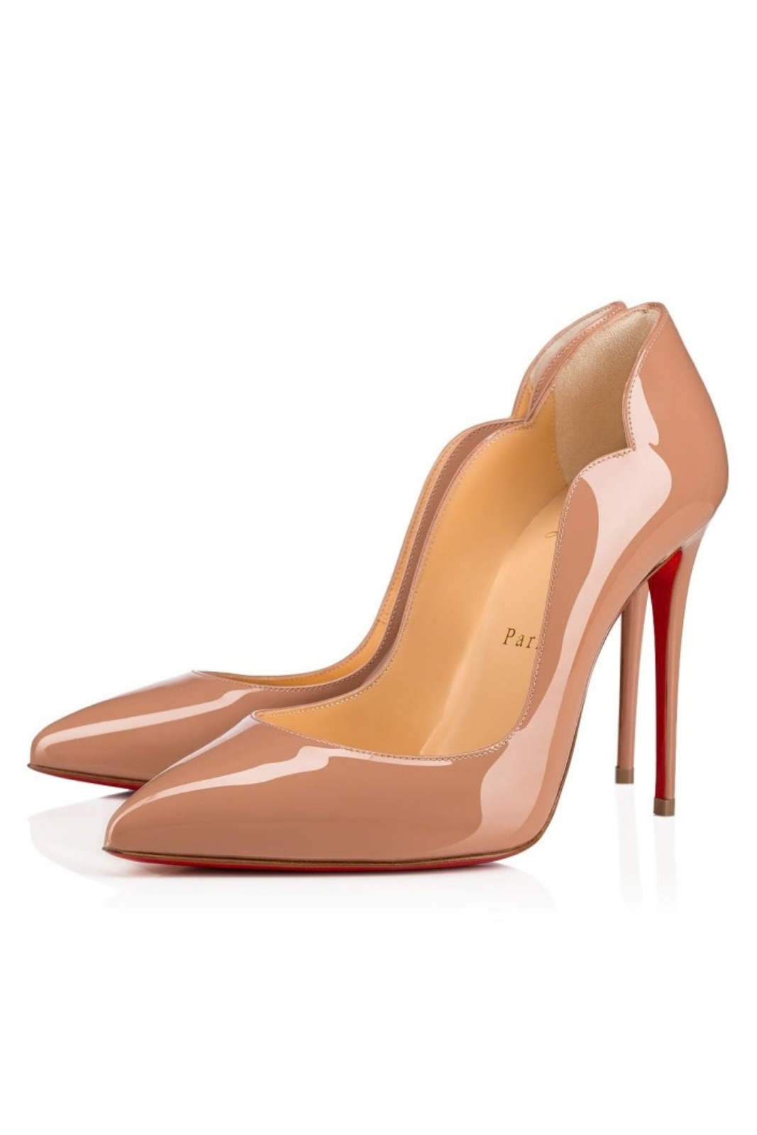 Christian Louboutin Hot Chick 100 mm Pumps Patent calf leather Blush
