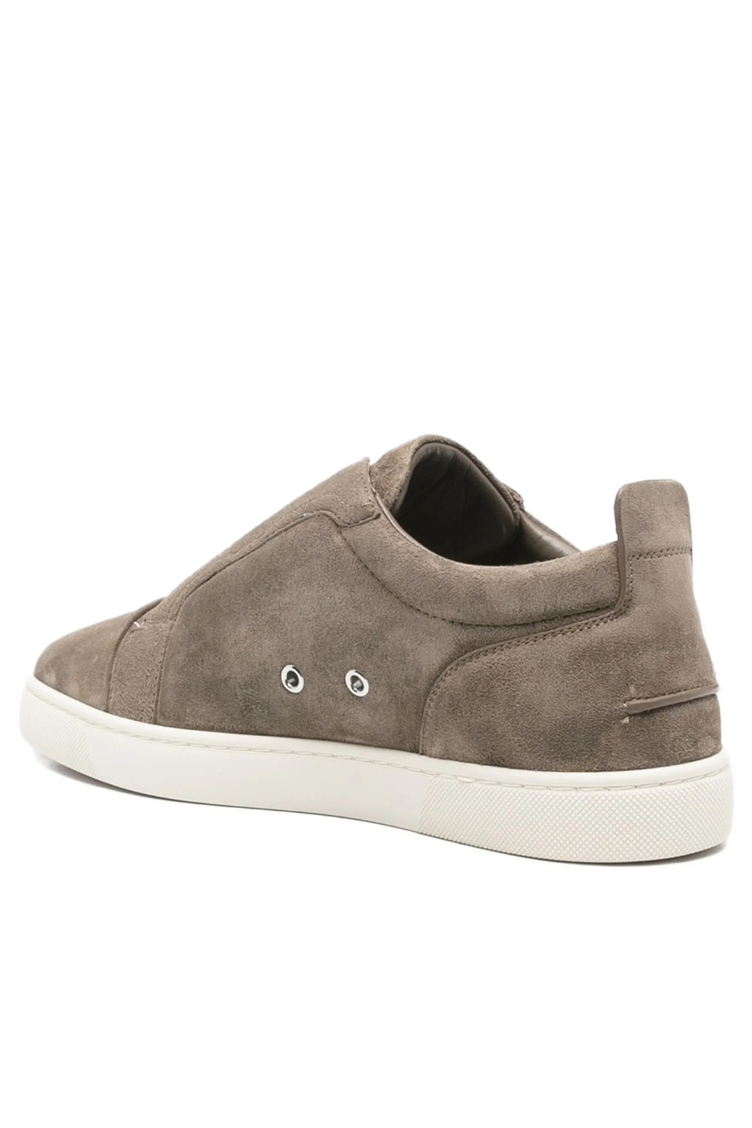 Christian Louboutin Grey suede slip-on sneakers