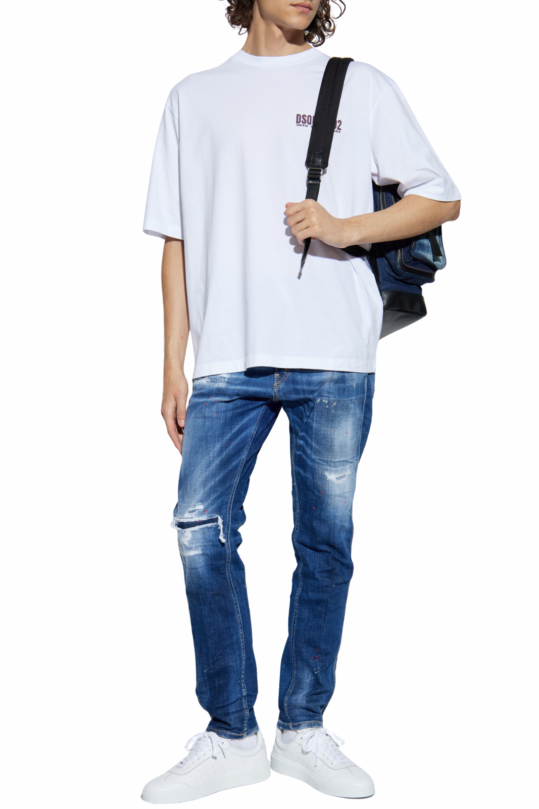 Тесни дънки Dsquared2 Distressed