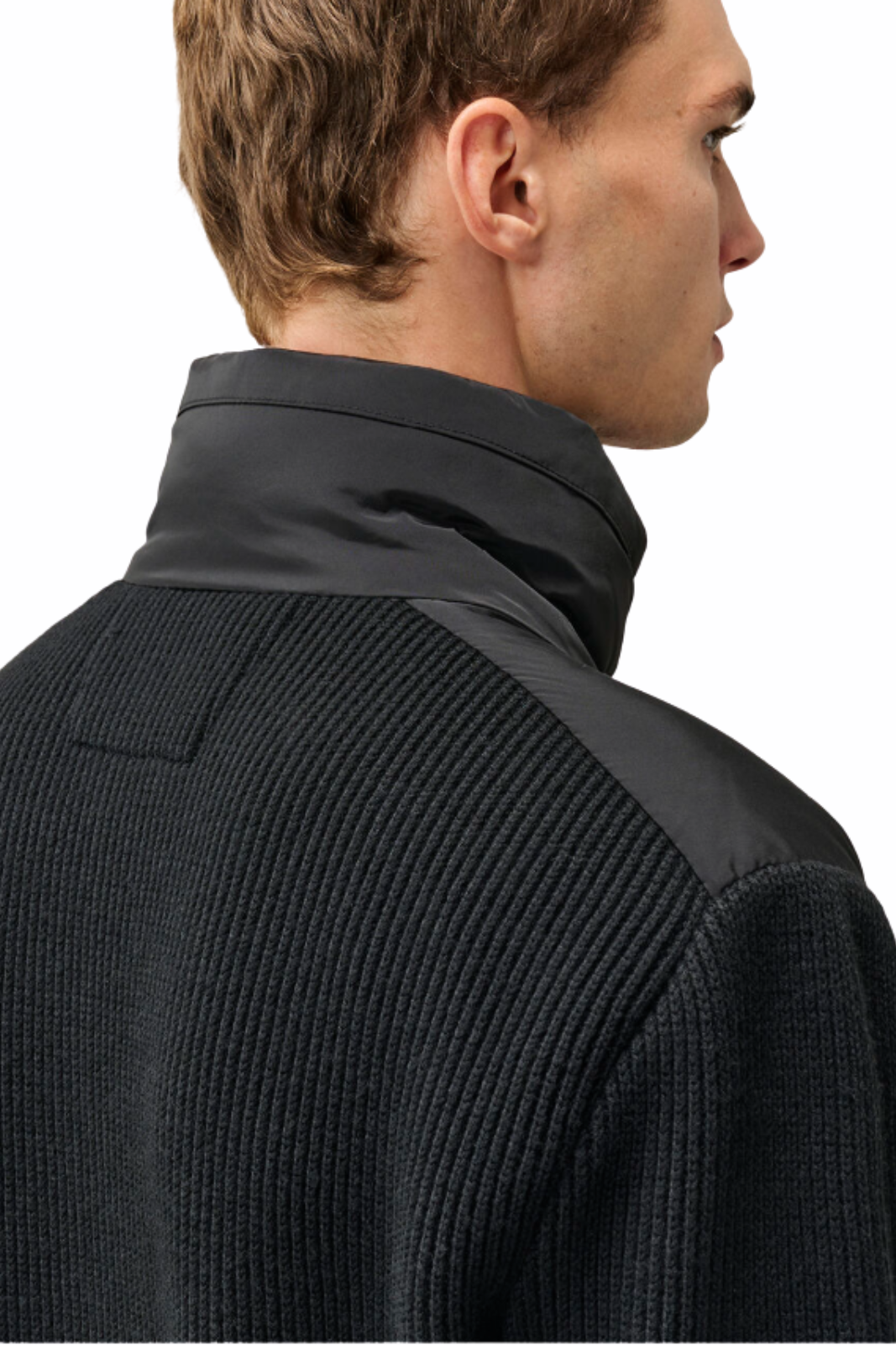 C.P Company Extrafine Merino Wool Mixed Lens Zip Sweater