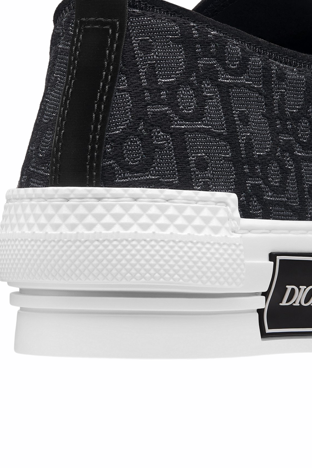 Dior B23 League Low-Top Sneaker Silver-Tone Metallic Black Dior Oblique Jacquard