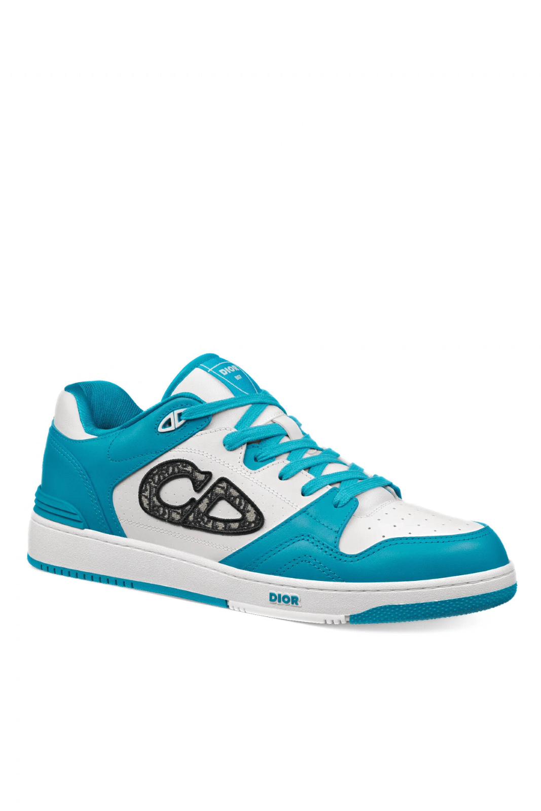 Мъжки ниски маратонки Dior B57 в синьо и бяло