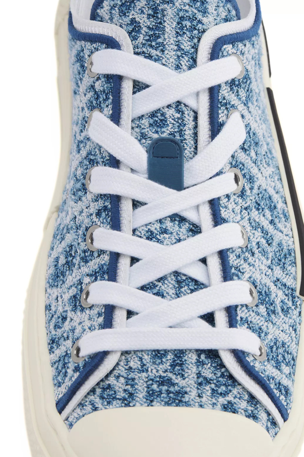 Dior Oblique Dioriviera B23 League Low-Top Sneaker Blue Spongy Denim