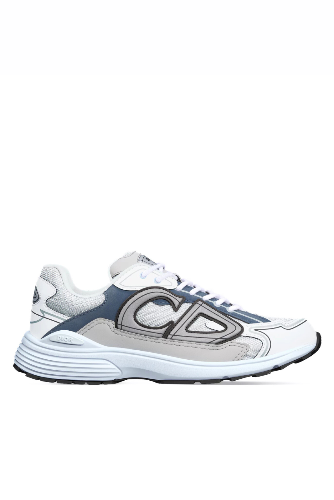 Dior Sneaker B30 Countdown Grey technical mesh with light blue, blue and grey