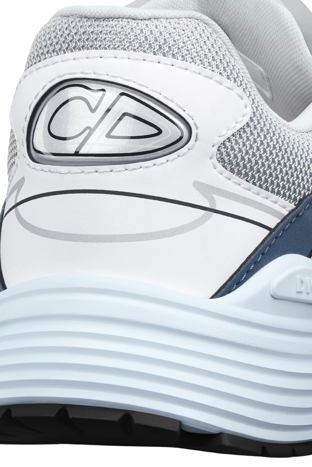 Dior Sneaker B30 Countdown Grey technical mesh with light blue, blue and grey