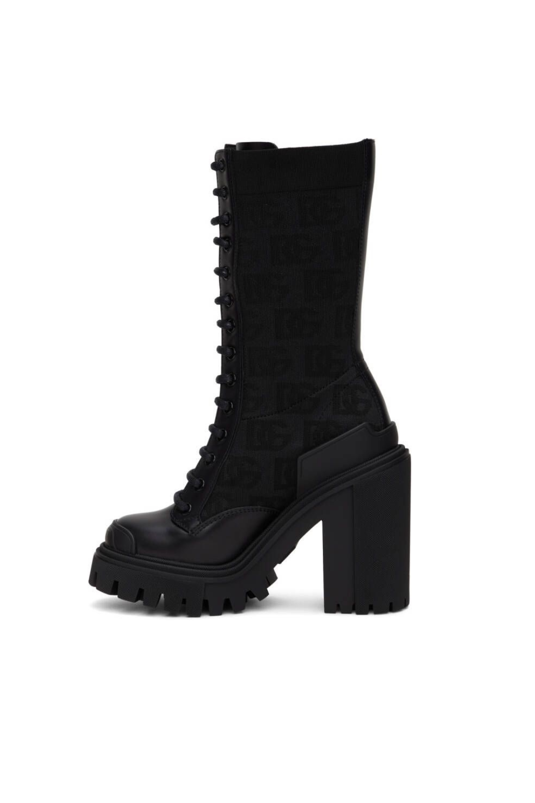 Dolce & Gabbana Black All-Over DG Boots for Women