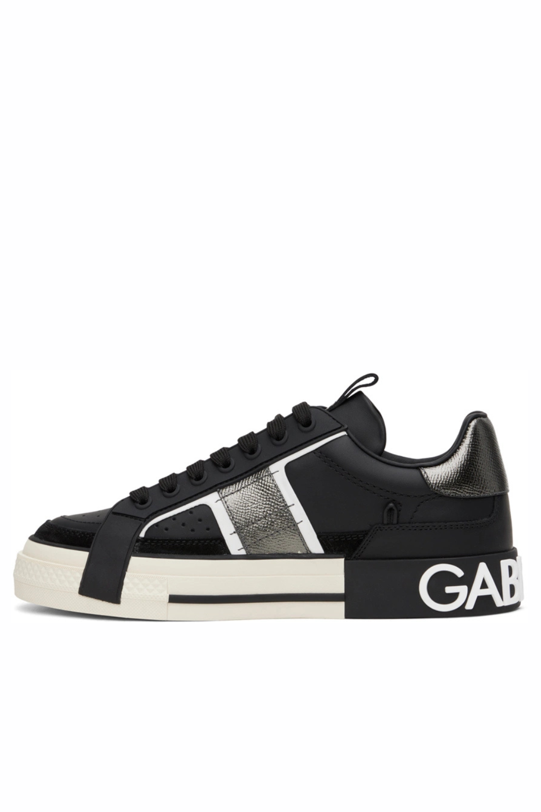 Dolce & Gabbana 2.Zero Custom leather sneakers Black