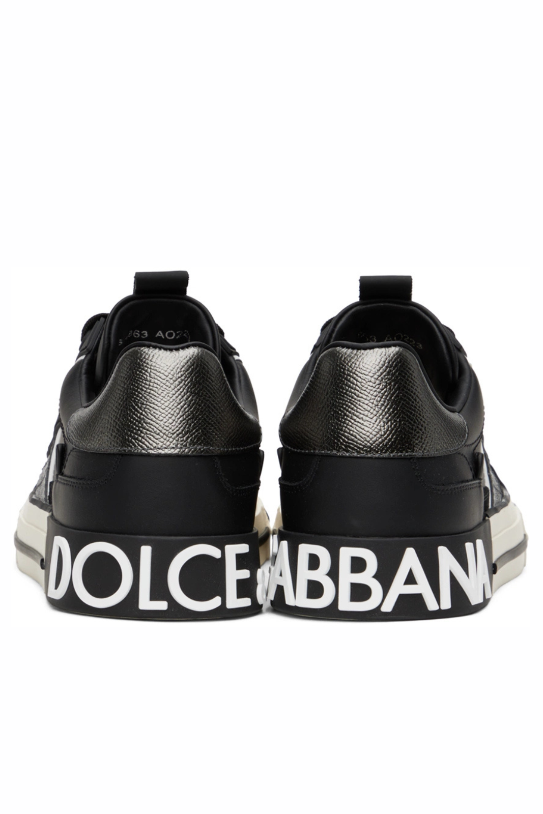 Dolce & Gabbana 2.Zero Custom leather sneakers Black