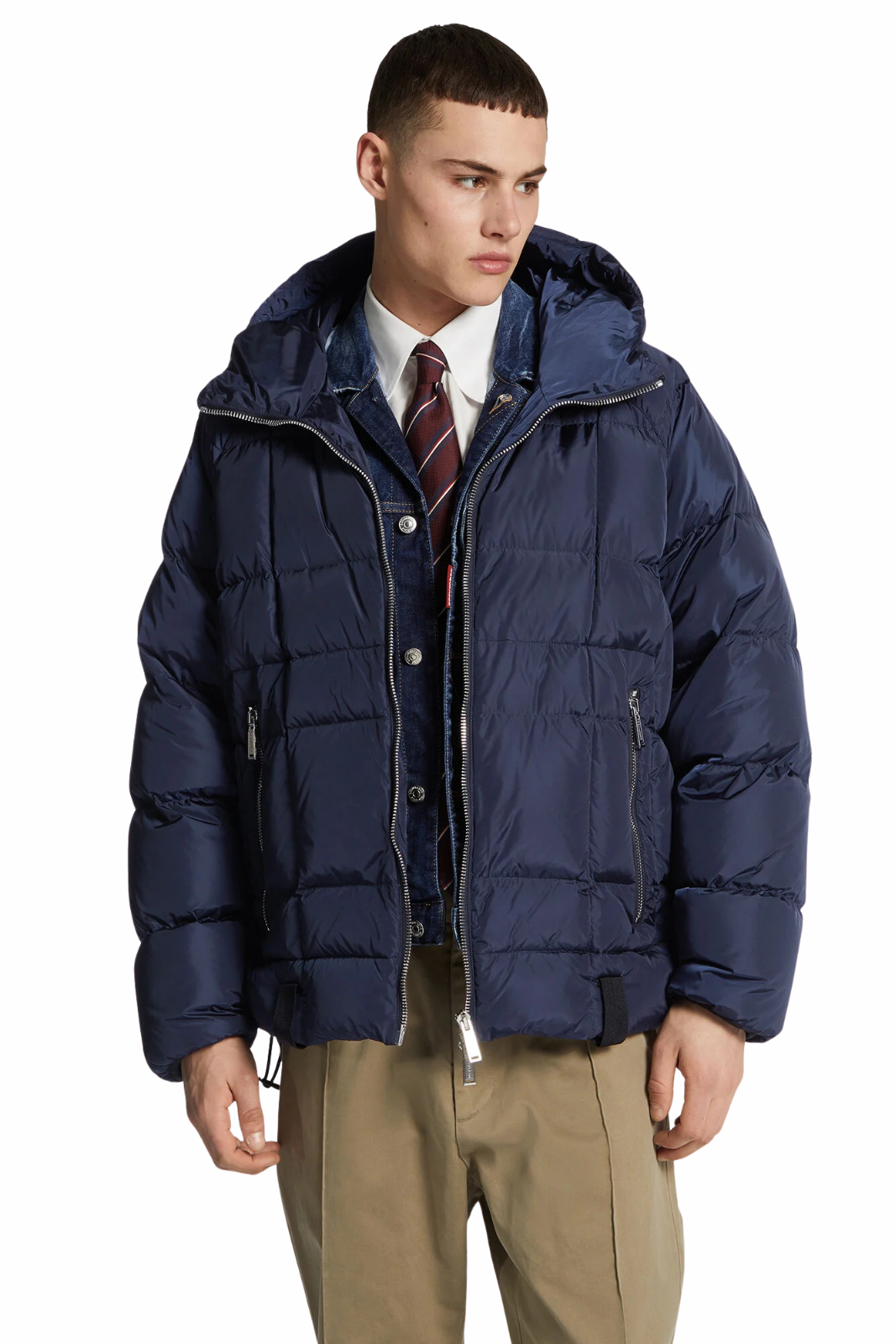 Dsquared2 3D Down Jacket Blue