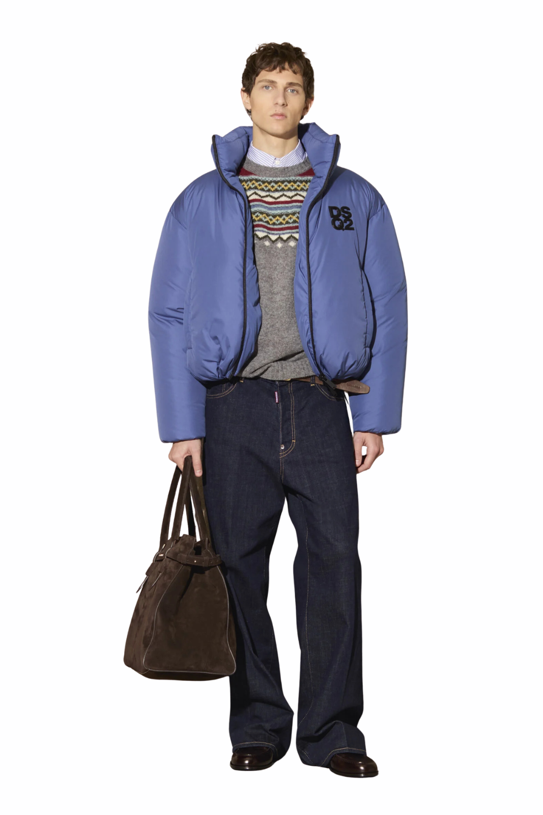 Dsquared2 Ball Nylon Puffer Blue