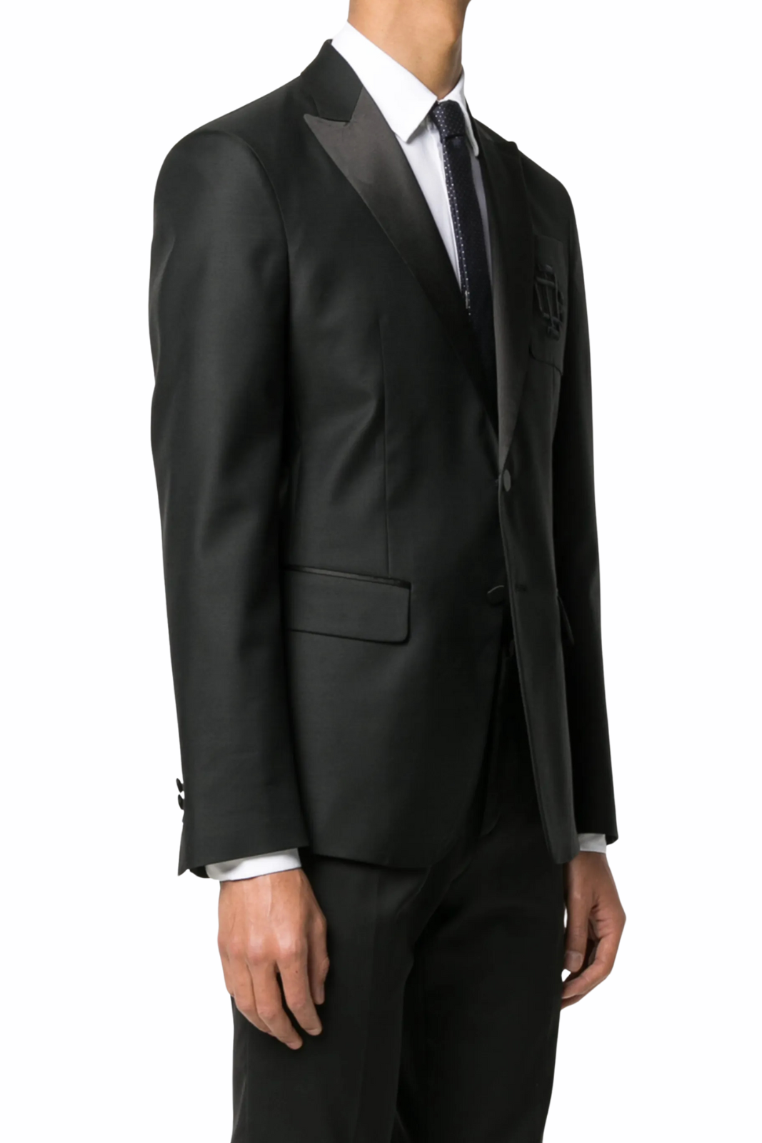 Двуцветно ватирано пухено яке Dsquared2 в синьо/кафяво