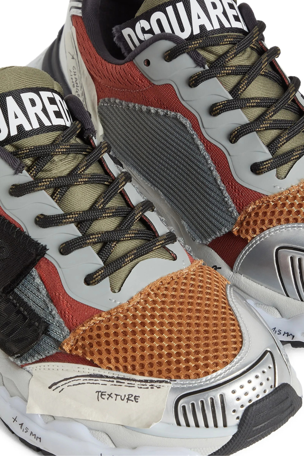 Dsquared2 Faster lace-up Sneakers Man, Multicolor