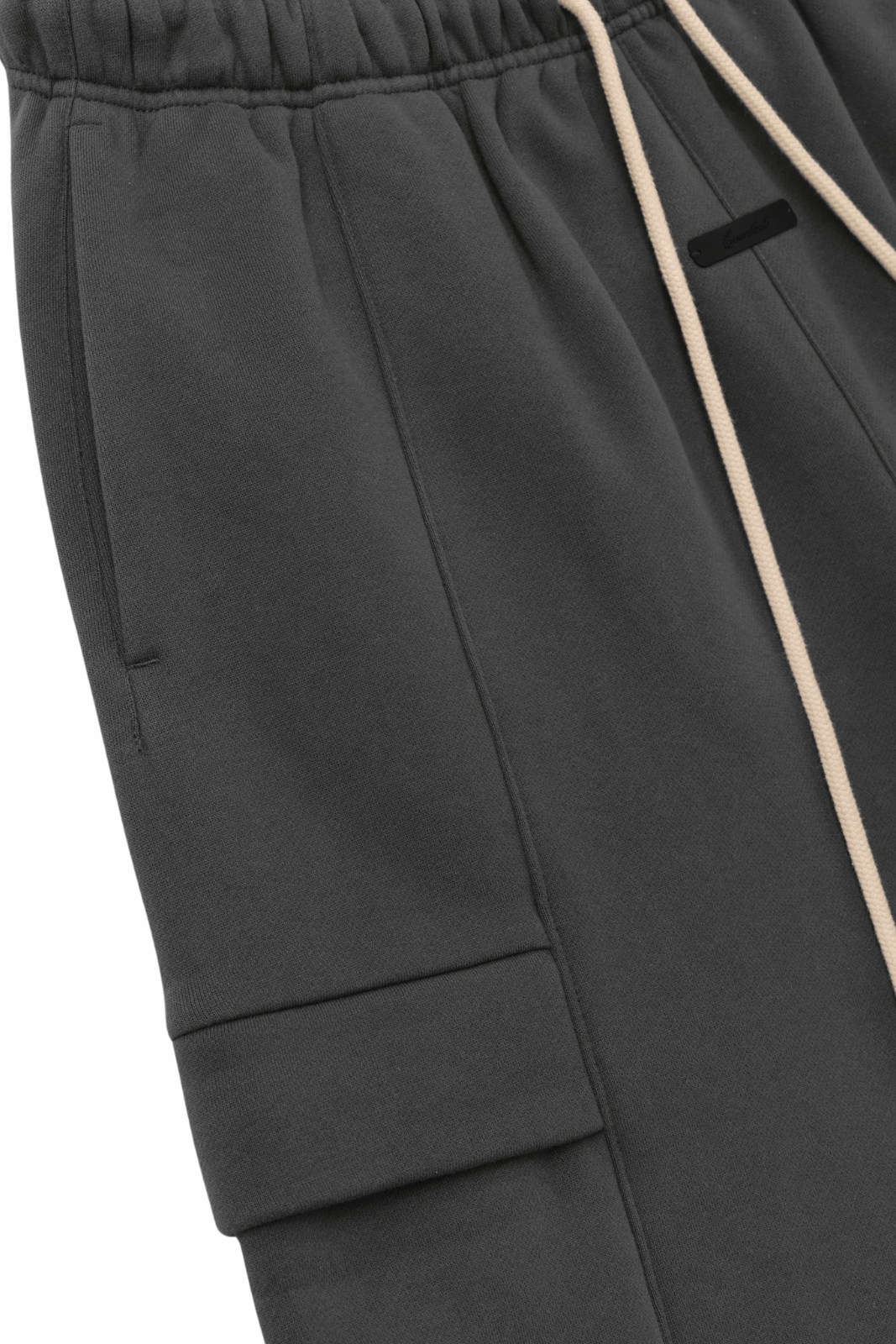 Fear of God Fleece Cargo Basketball Shorts Iron Grey