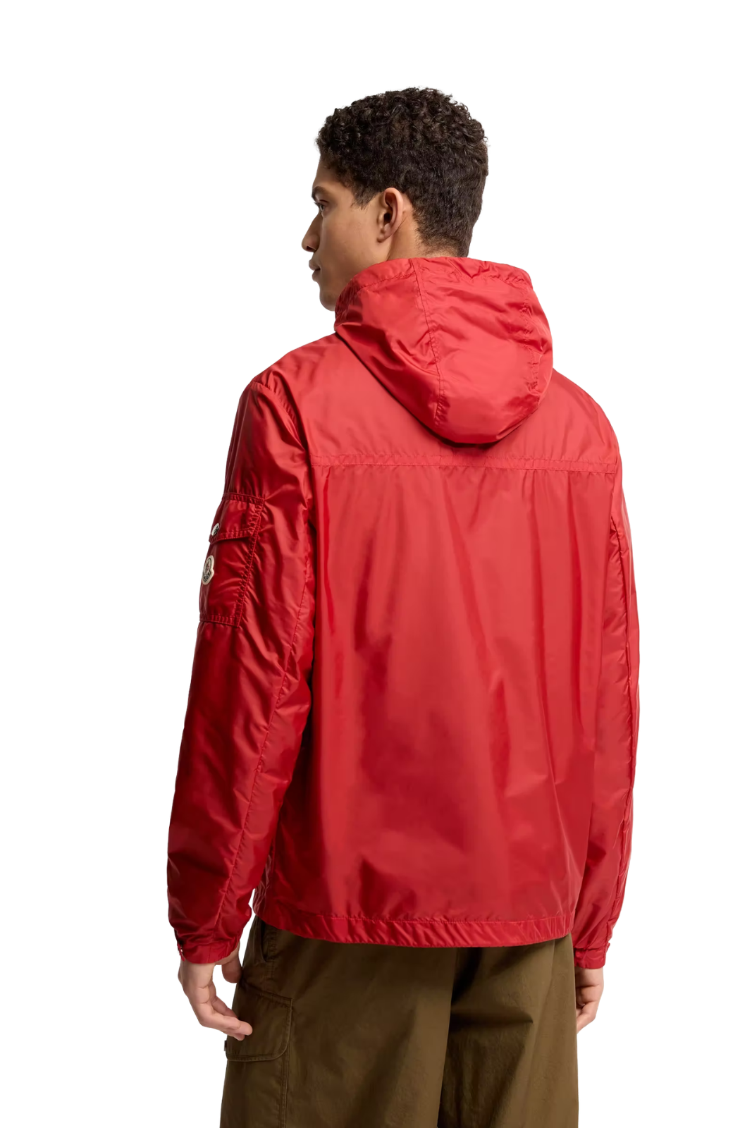 Moncler Etiache Hooded Rain Red men Jacket