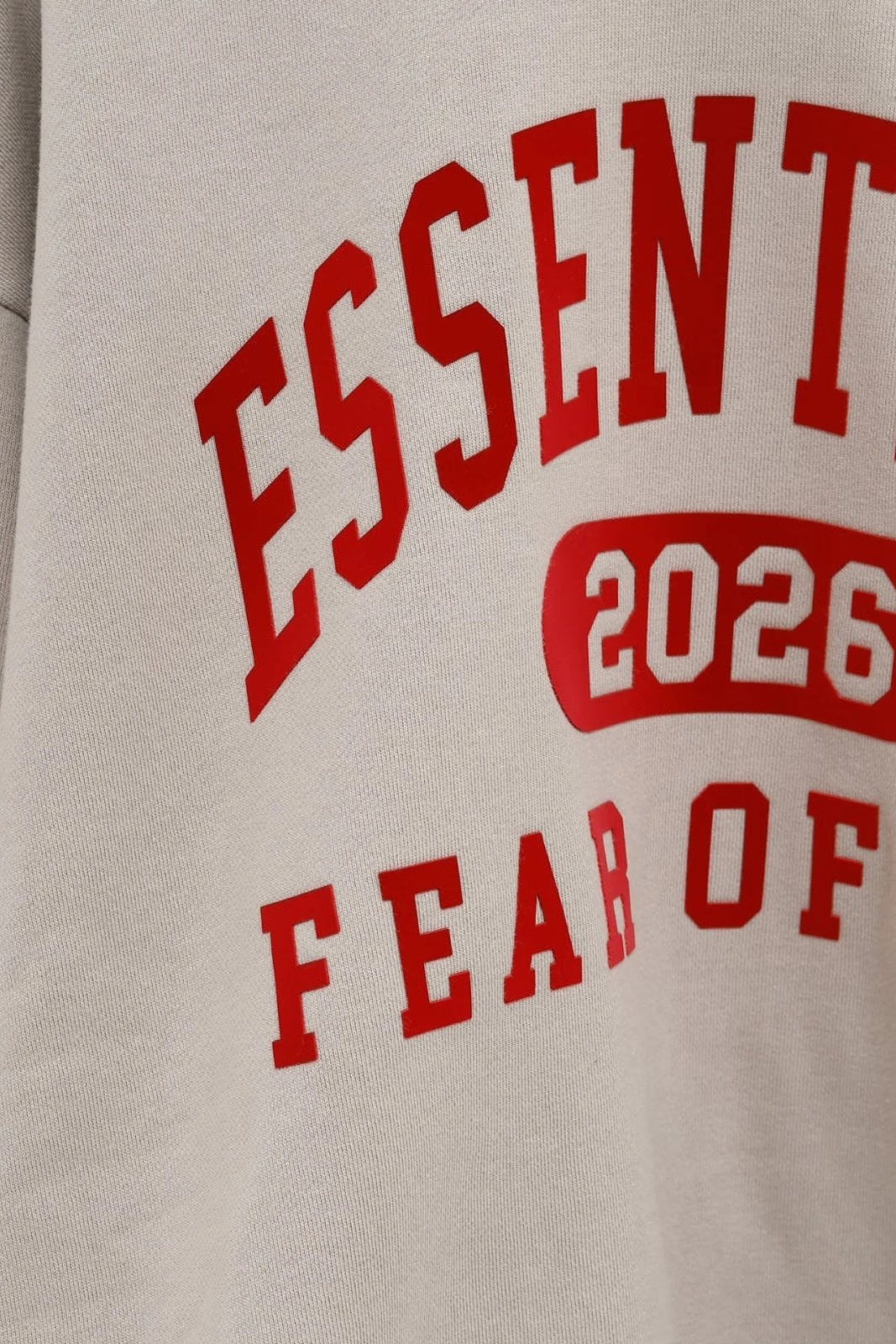 Fear of God logo-print hoodie Smokey Grey