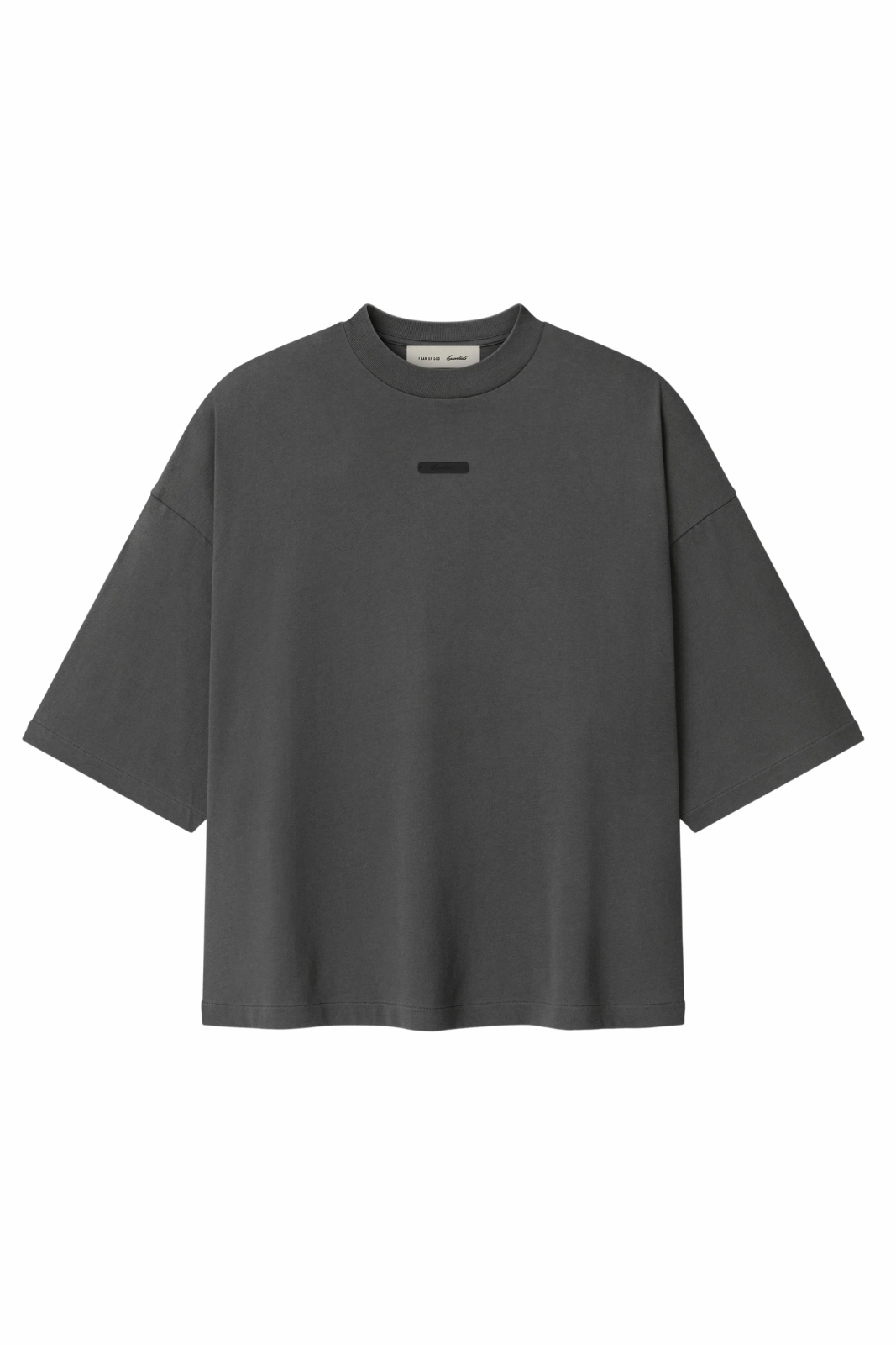 Fear of God Essentials Merch Tee Boxy Fit Grey