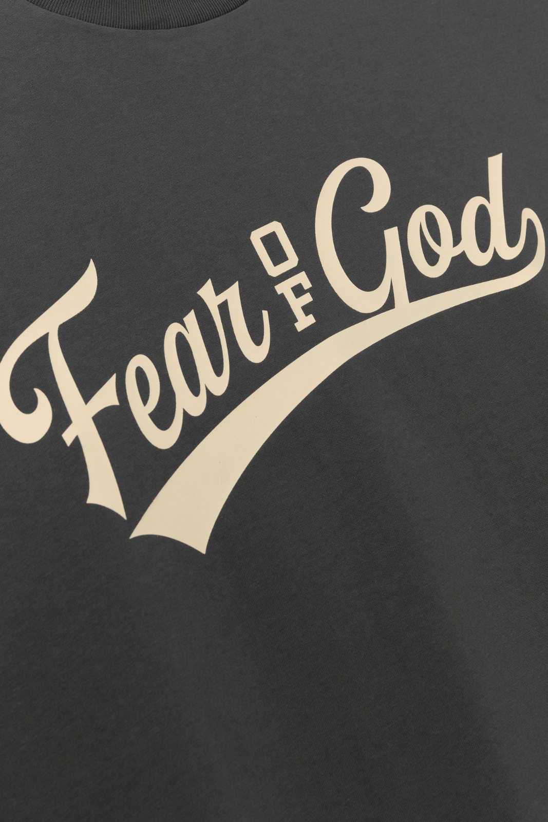 Fear of God Essentials Merch Tee Boxy Fit Iron Grey