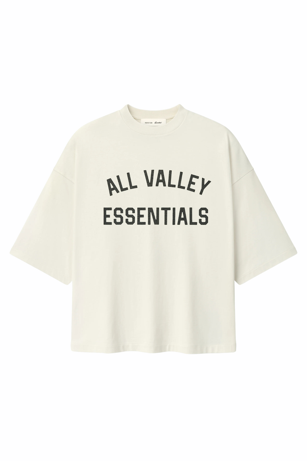 Fear of God Essentials Merch Tee Boxy Fit Ivory