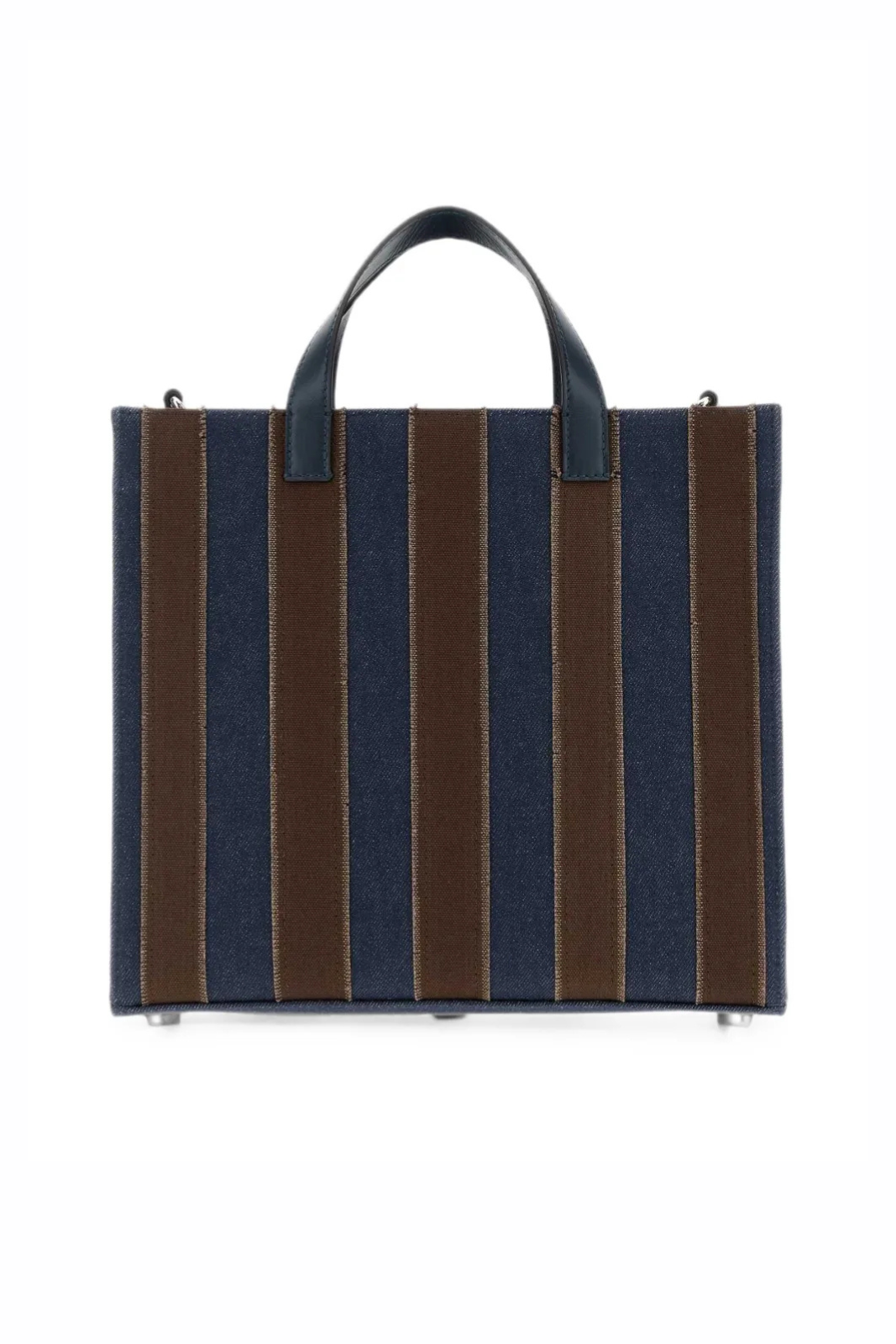 Fendi Pequin tote bag Blue Brown