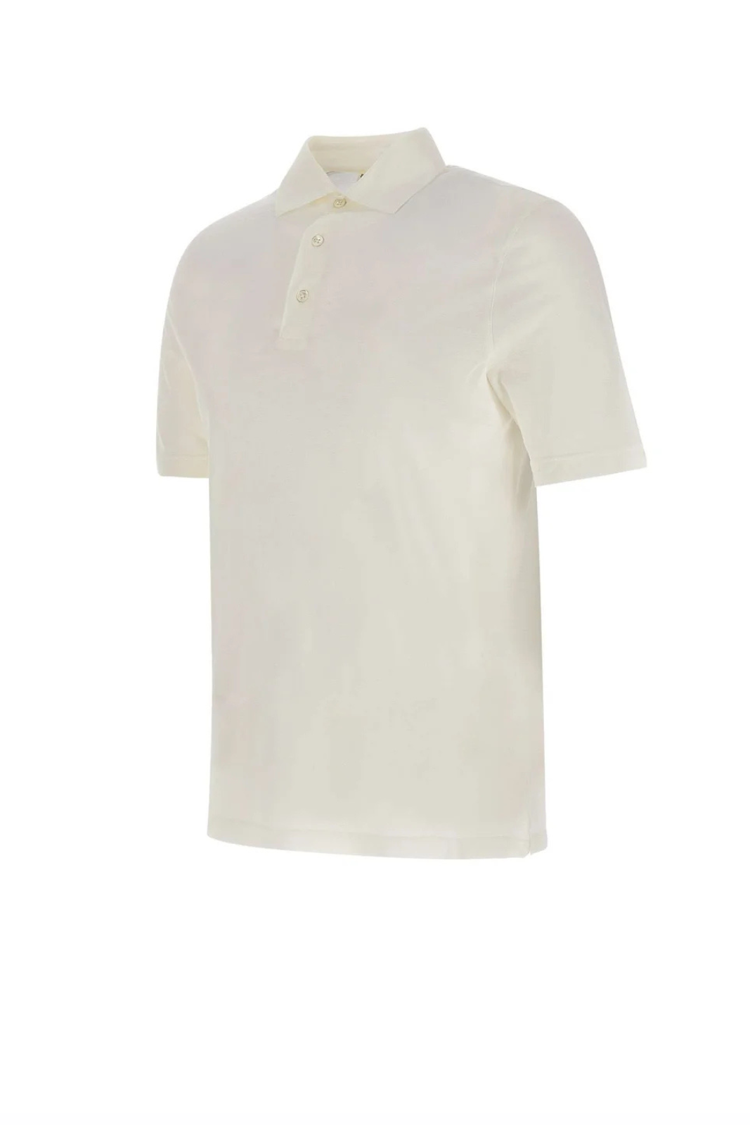 Filippo De Laurentiis Short Sleeve Polo Shirt White