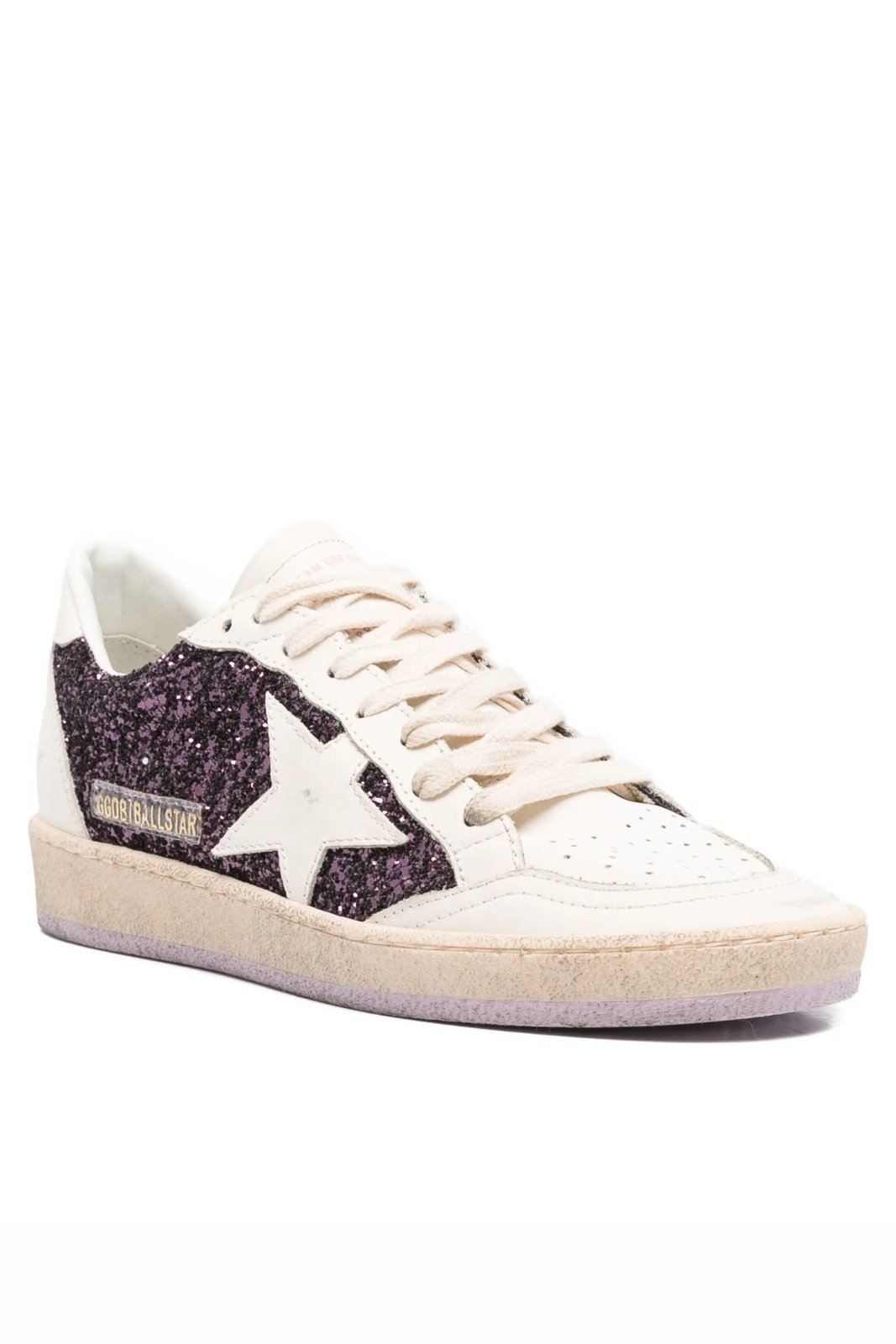 Мъжки кецове Golden Goose Super-Star с велурена звезда и синя лента за ток