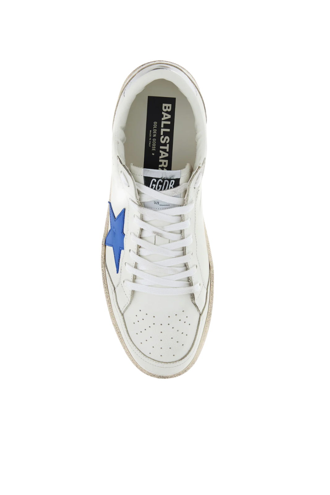 Golden Goose Blue White leather Ball Star 2 sneakers