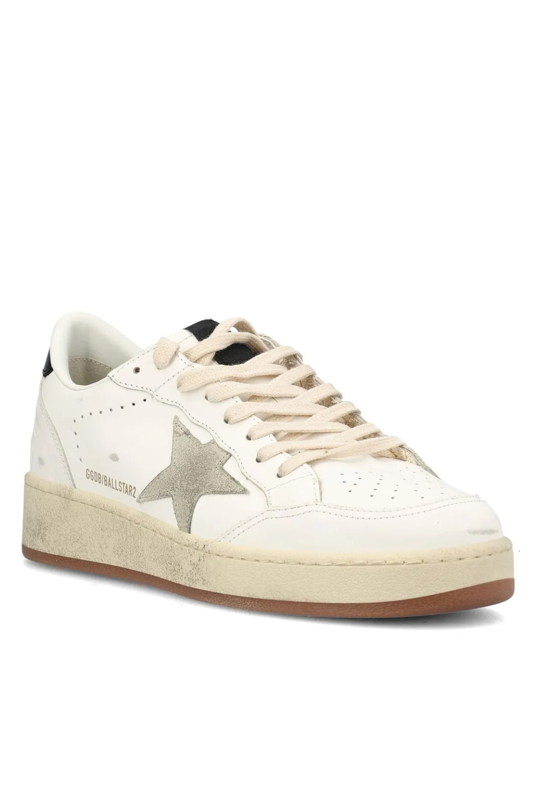 Golden Goose Deluxe Brand Ballstar Lace-Up Sneakers White