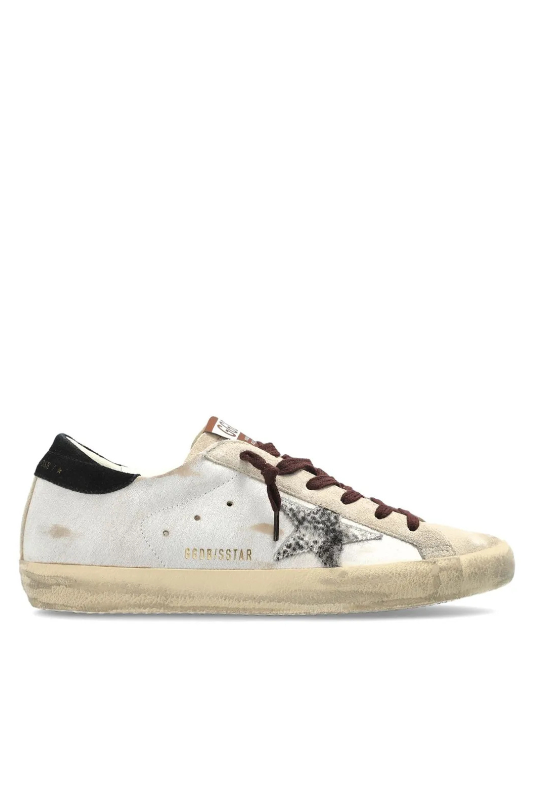 Golden Goose Super Star Suede Toe Tongue And Heel Leather Upper Pois Hor
