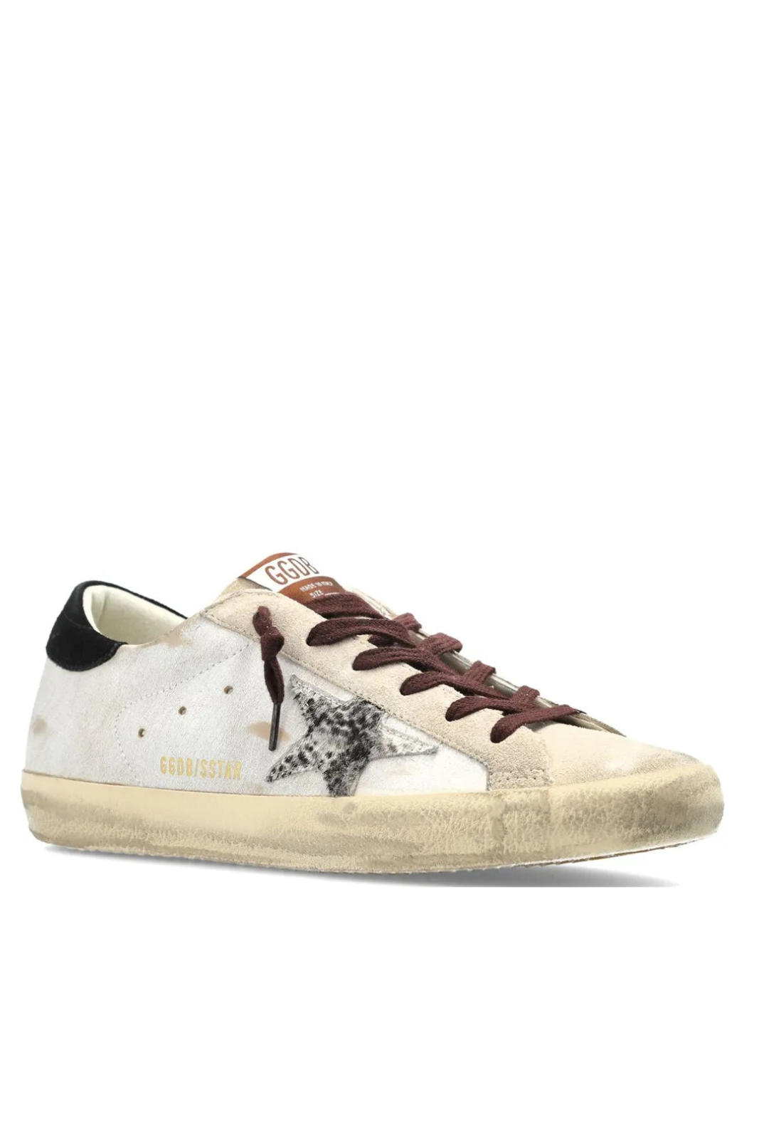 Golden Goose Super Star Suede Toe Tongue And Heel Leather Upper Pois Hor